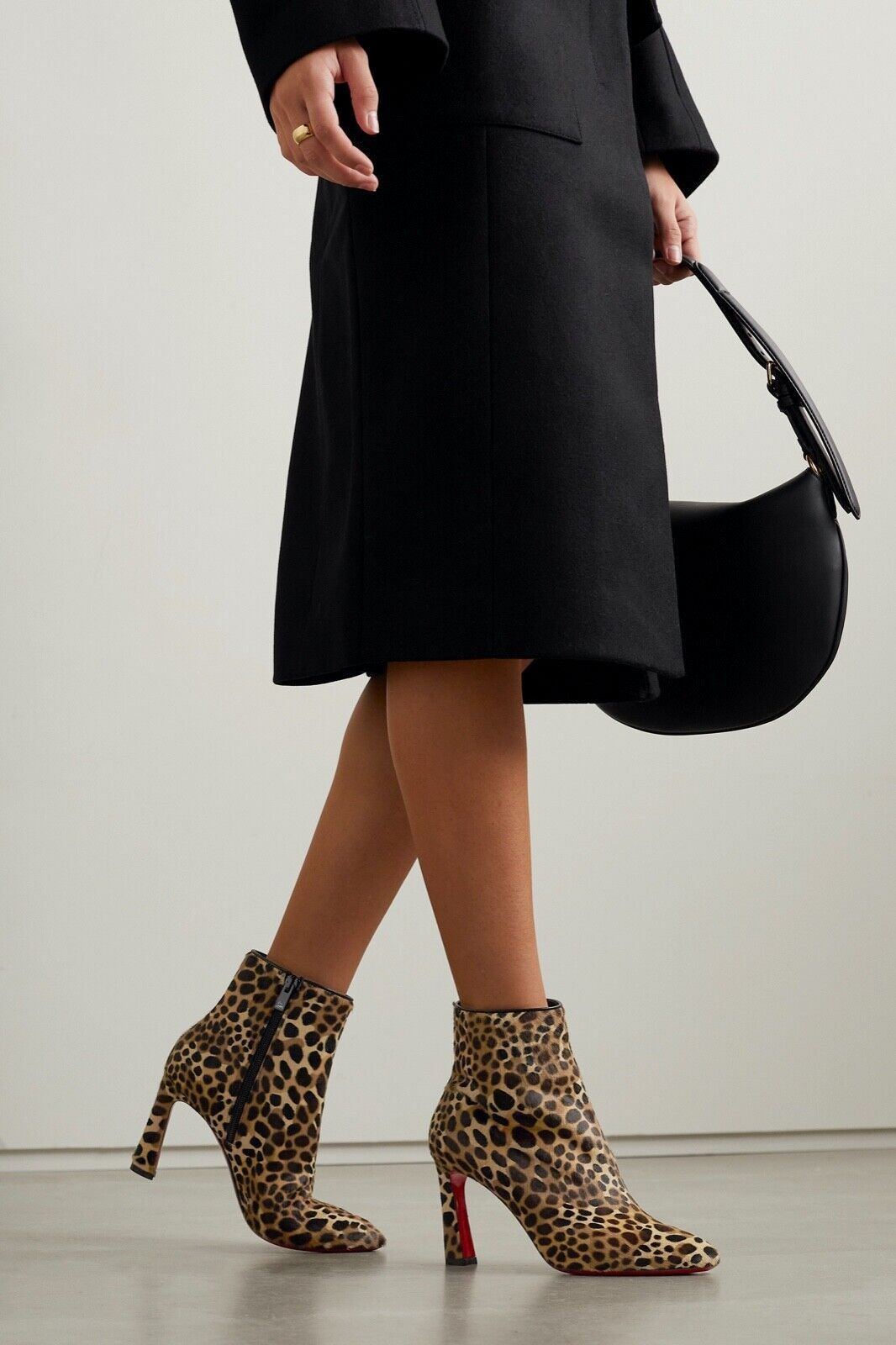 Christian Louboutin CHRISTIAN LOUBOUTIN So Eleonor pony hair leopard boots 37.5 Size US 7.5 / IT 37.5 - 2 Thumbnail