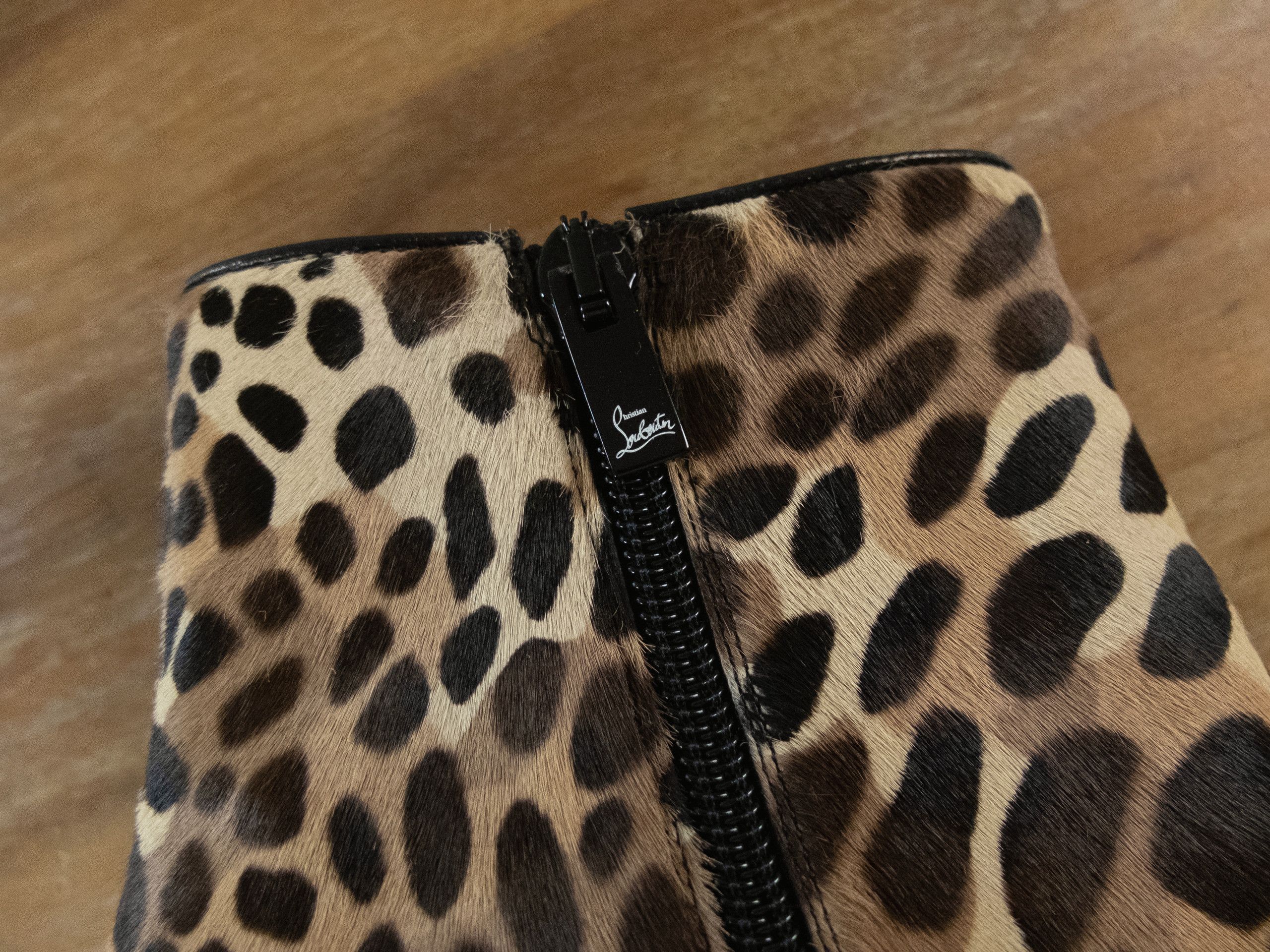 Christian Louboutin CHRISTIAN LOUBOUTIN So Eleonor pony hair leopard boots 37.5 Size US 7.5 / IT 37.5 - 9 Thumbnail