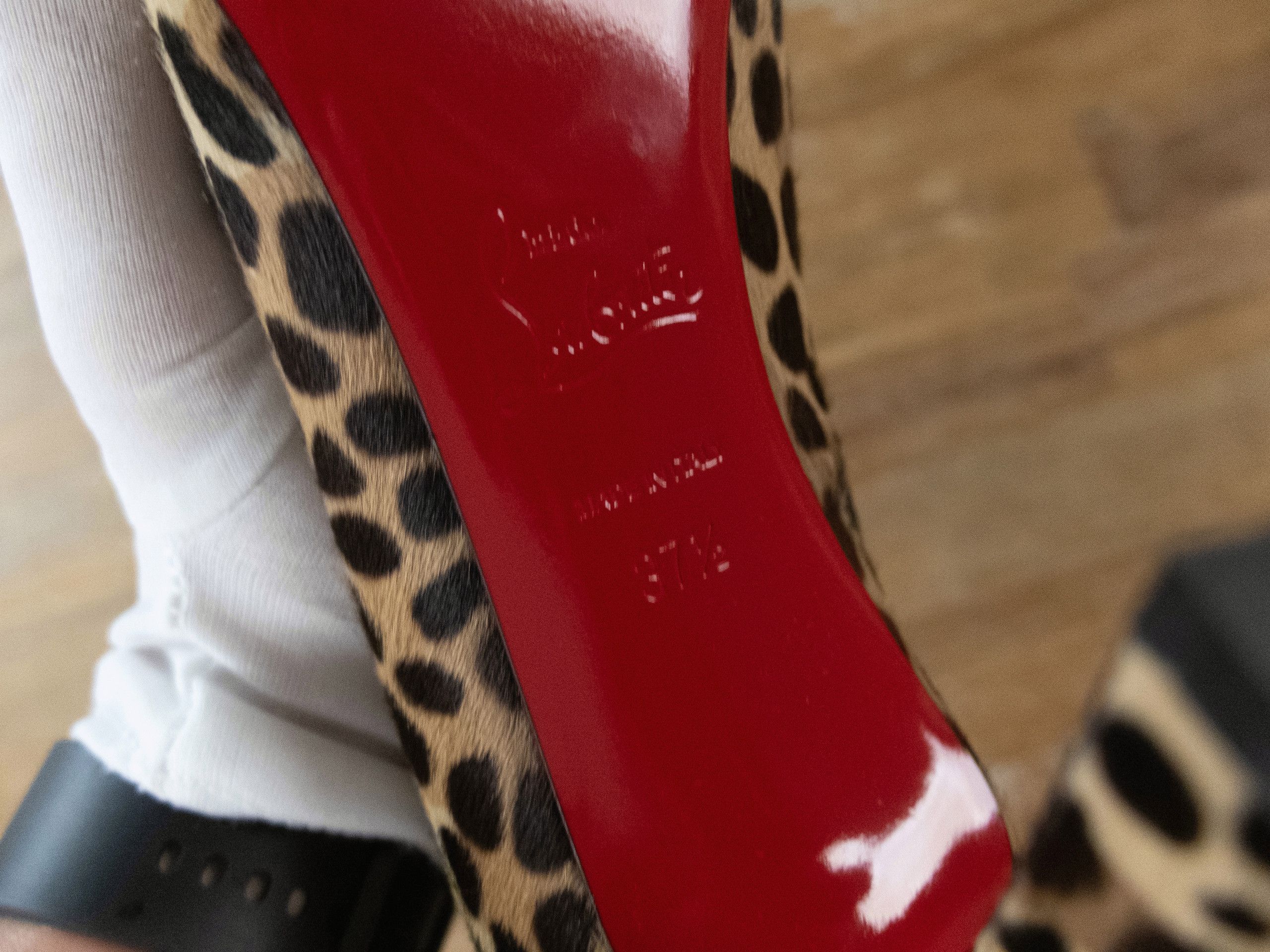 Christian Louboutin CHRISTIAN LOUBOUTIN So Eleonor pony hair leopard boots 37.5 Size US 7.5 / IT 37.5 - 8 Thumbnail