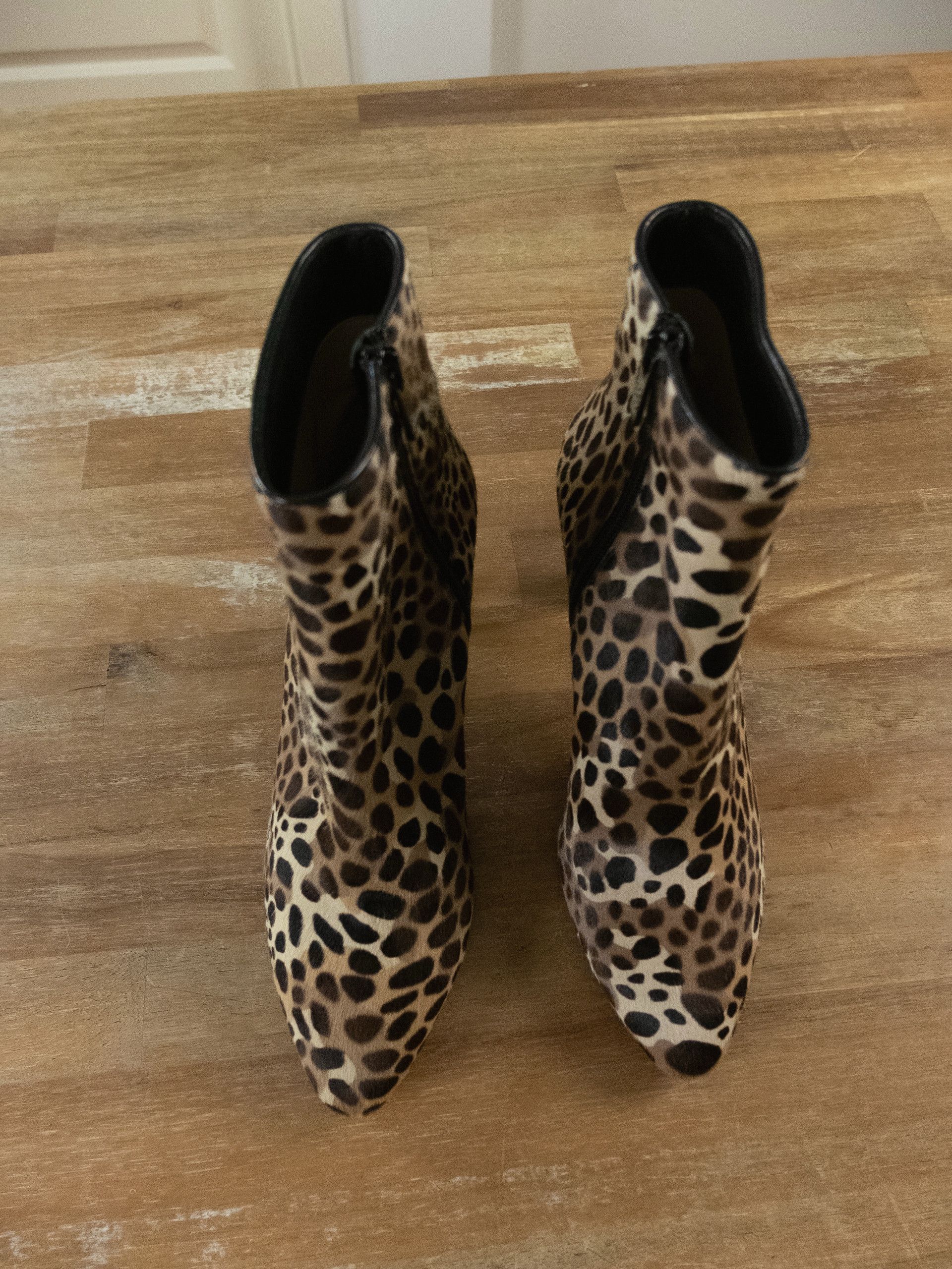 Christian Louboutin CHRISTIAN LOUBOUTIN So Eleonor pony hair leopard boots 37.5 Size US 7.5 / IT 37.5 - 3 Thumbnail