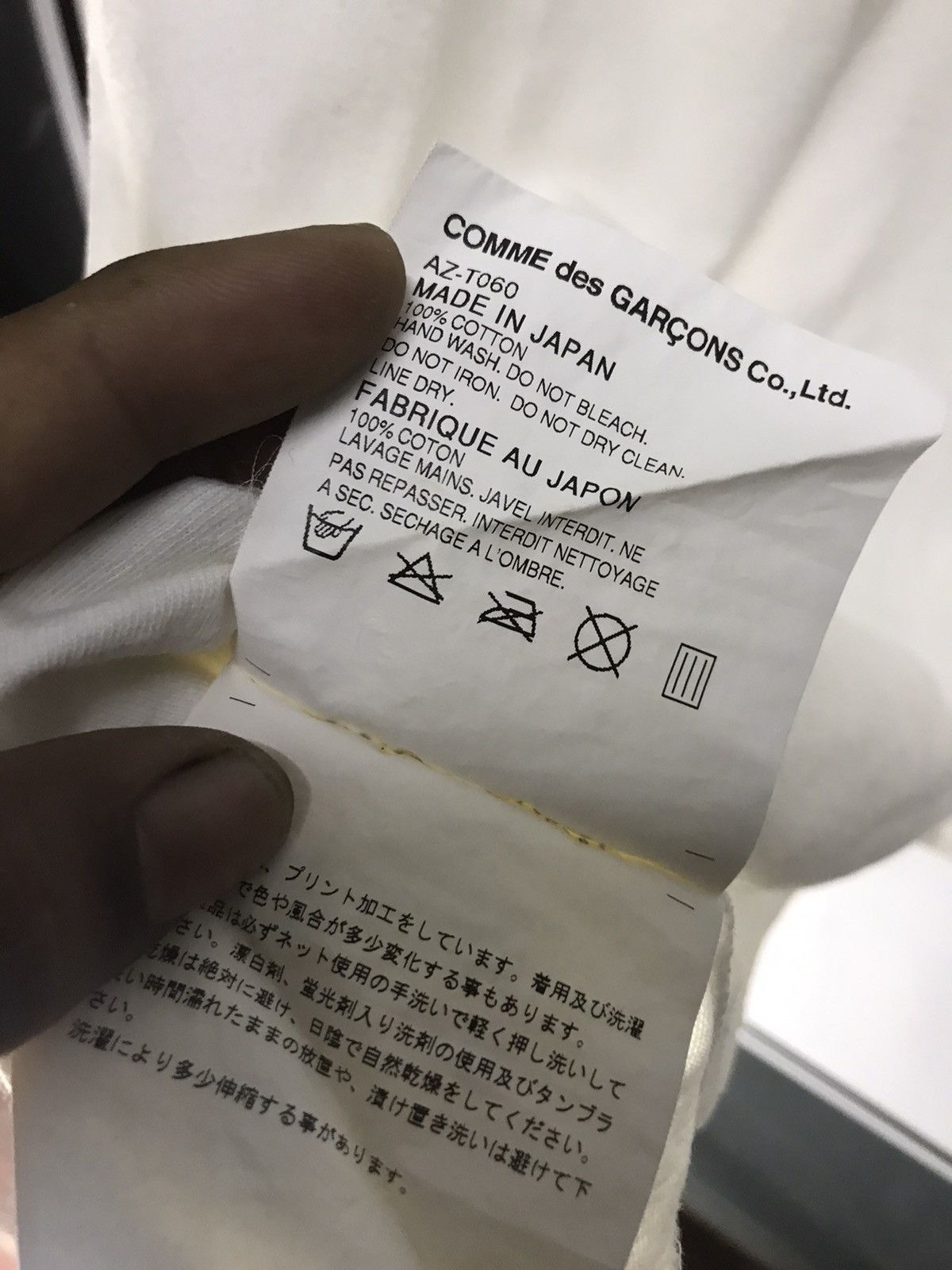Comme des Garcons PLAY × Japanese Brand × Vintage 🔥BEST OFFER 🔥Comme des garcons play big logo tee Size US S / EU 44-46 / 1 - 5 Thumbnail