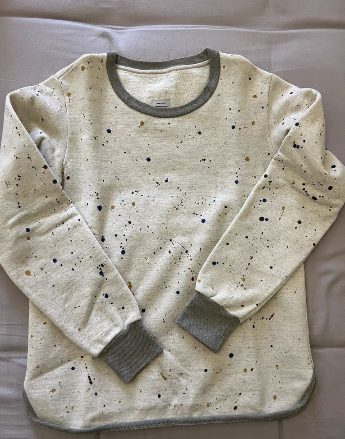 visvim STENCIL VNTG CREW L/S White L Visvim VISVIM STENCIL VNTG