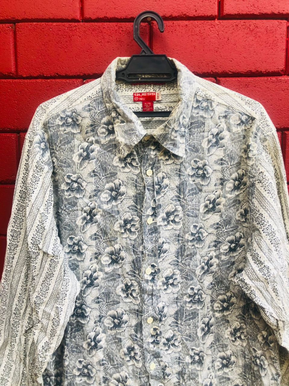 Guess × Vintage Vintage Guess Japanese Designer Fashion Style Long Sleeve Size US XL / EU 56 / 4 - 3 Thumbnail