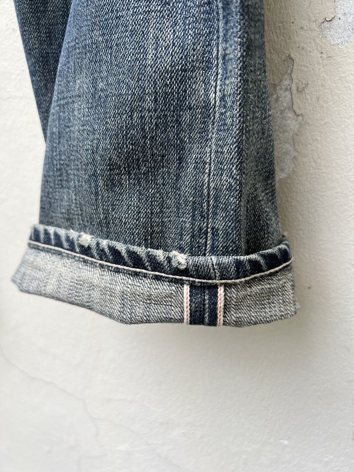 Neighborhood Neighborhood Ripped Patchwork Sashiko Denim Selvedge Jeans Size US 31 - 11 Thumbnail