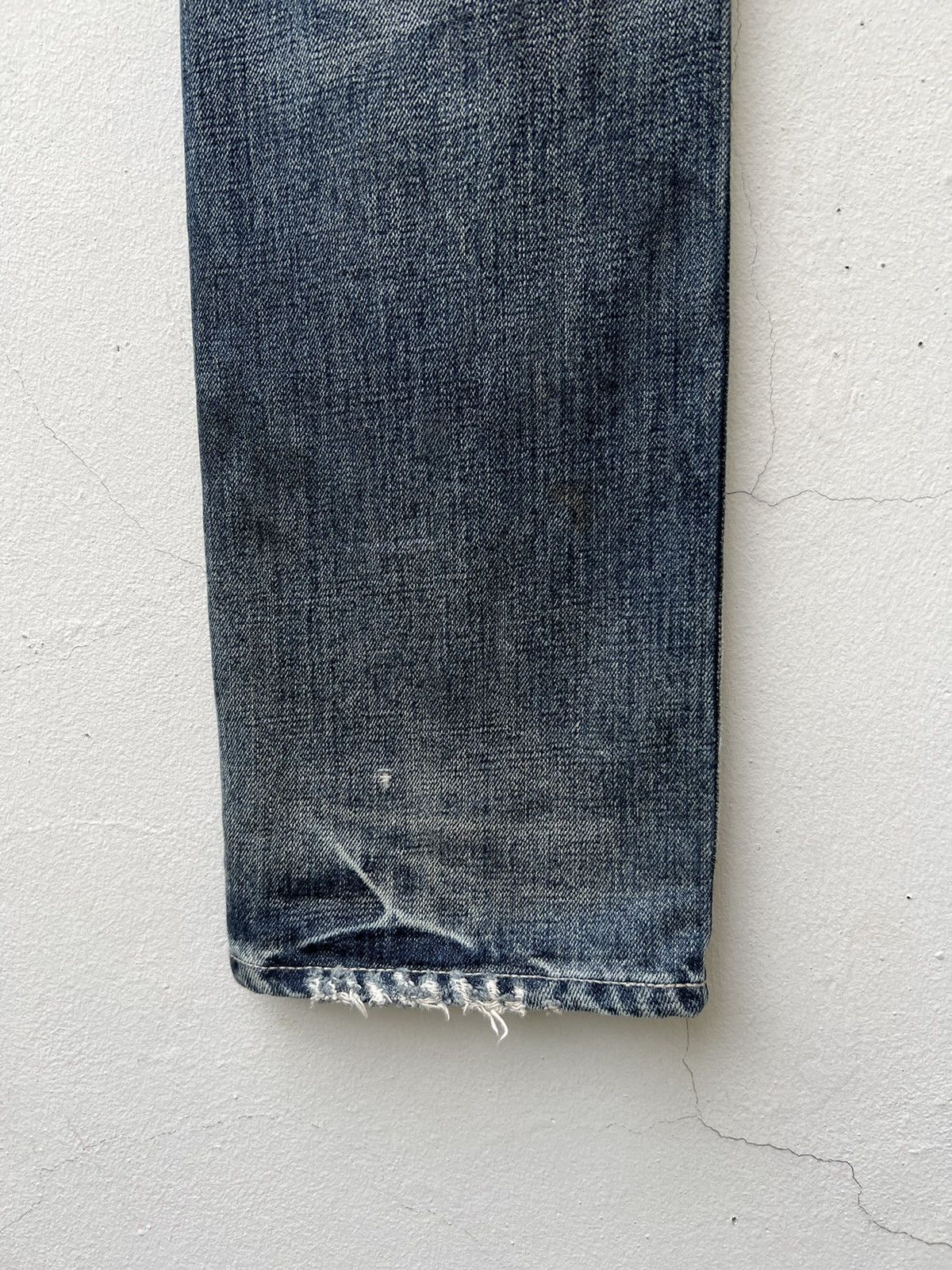 Neighborhood Neighborhood Ripped Patchwork Sashiko Denim Selvedge Jeans Size US 31 - 15 Thumbnail
