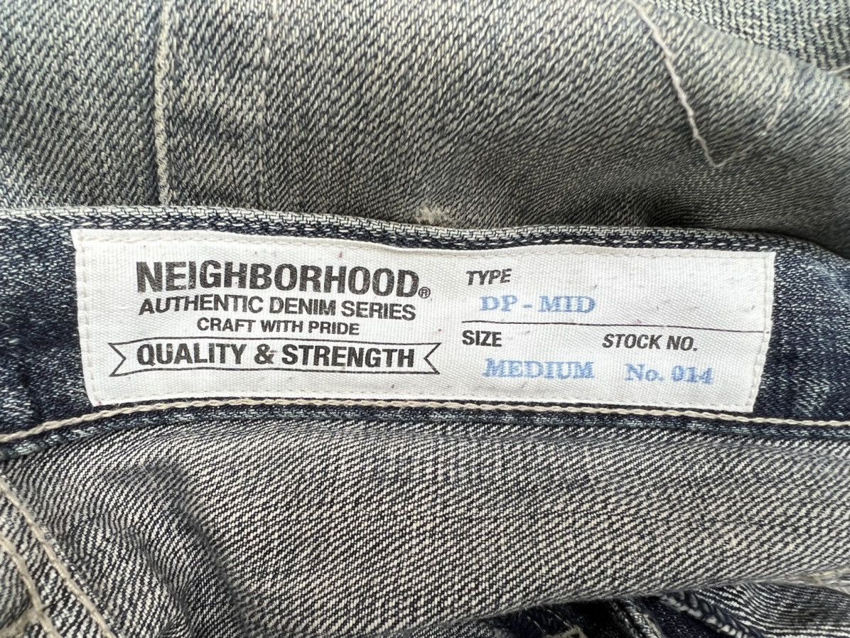 Neighborhood Neighborhood Ripped Patchwork Sashiko Denim Selvedge Jeans Size US 31 - 19 Thumbnail