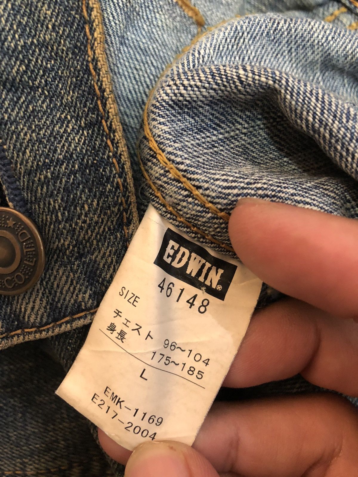 Edwin × Vintage Denim Edwin Jacket Size US L / EU 52-54 / 3 - 8 Thumbnail