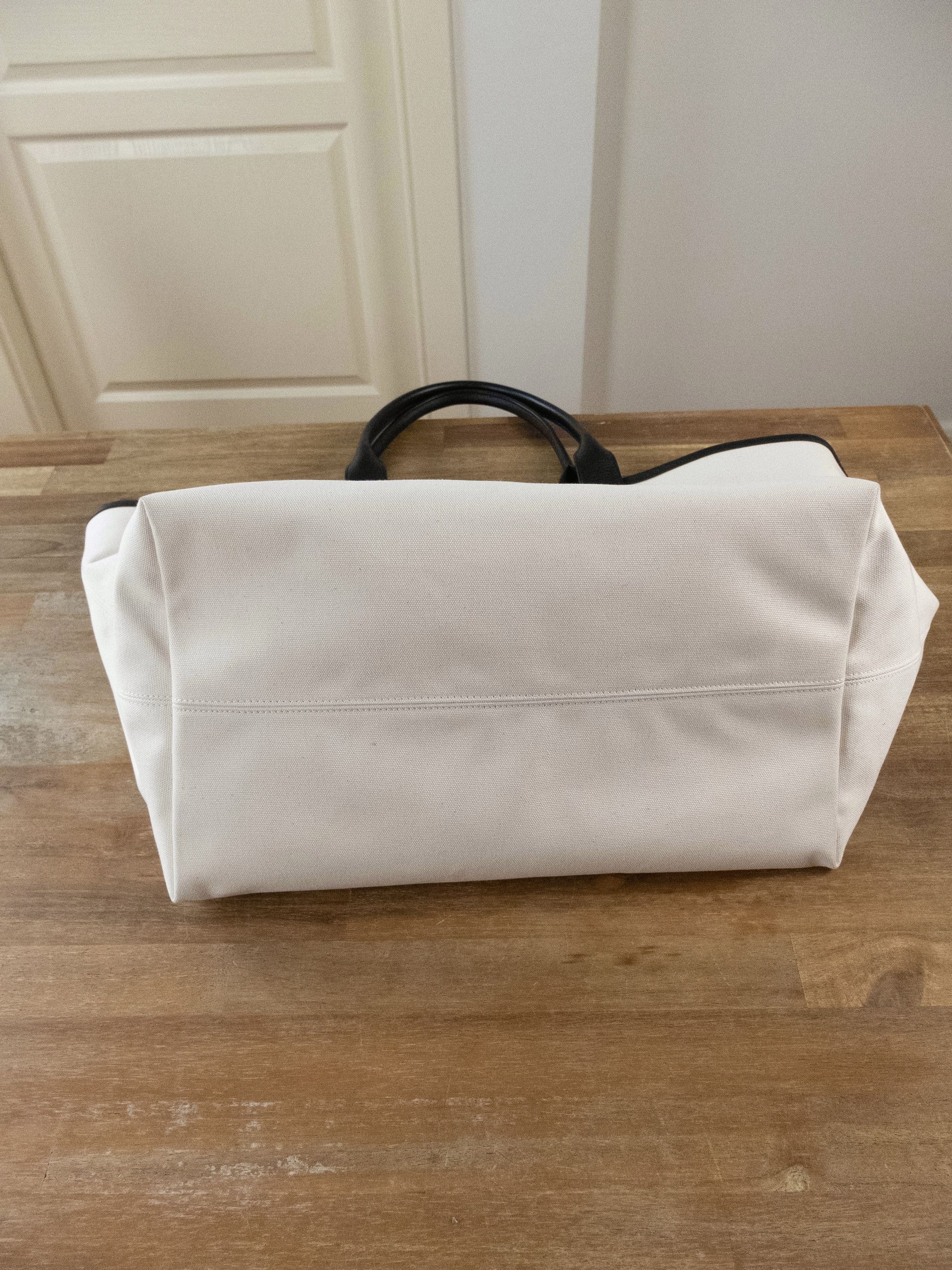 Balenciaga BALENCIAGA Paris Cities canvas cream black tote shopper bag Size ONE SIZE - 6 Thumbnail