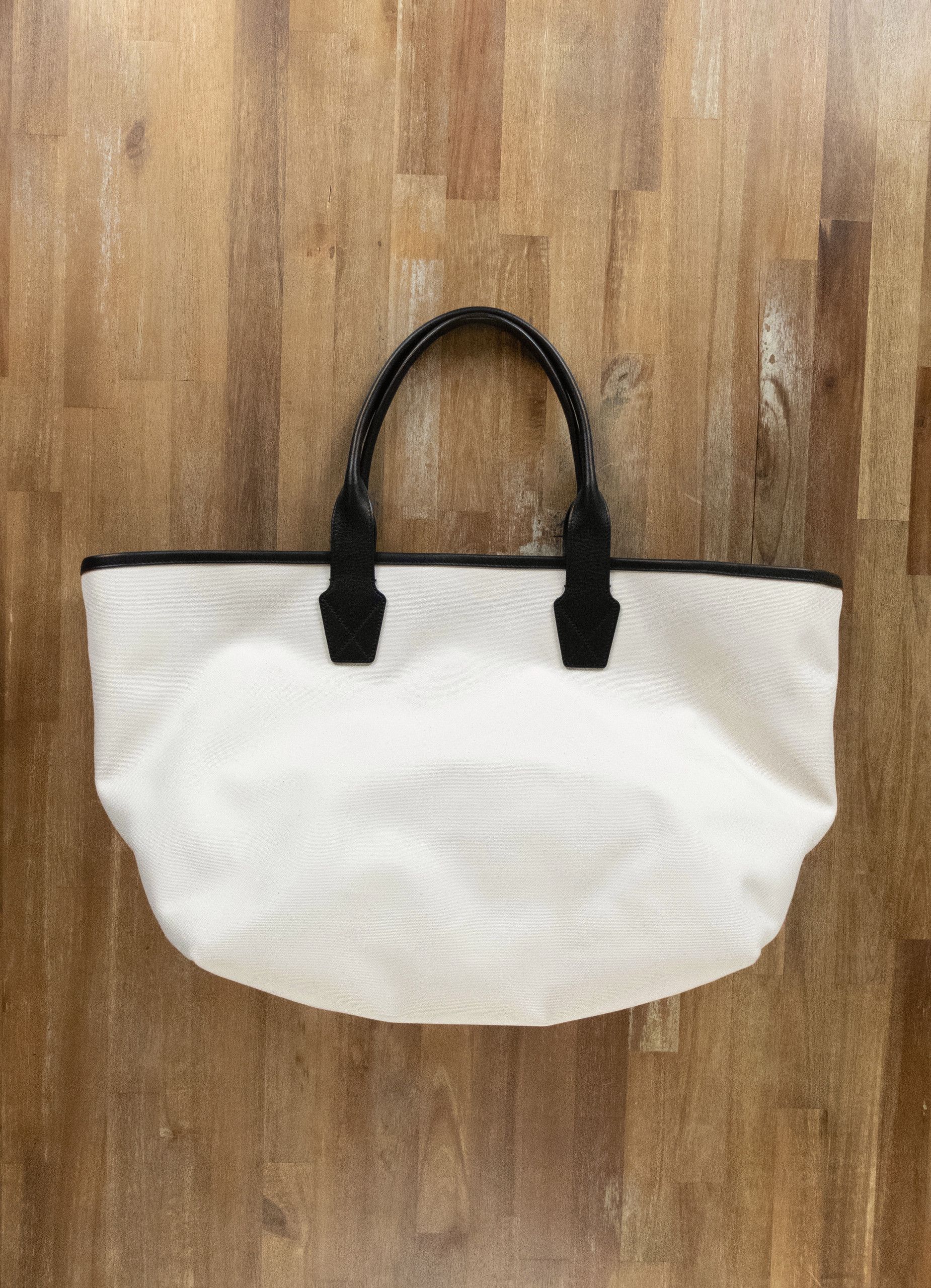Balenciaga BALENCIAGA Paris Cities canvas cream black tote shopper bag Size ONE SIZE - 5 Thumbnail