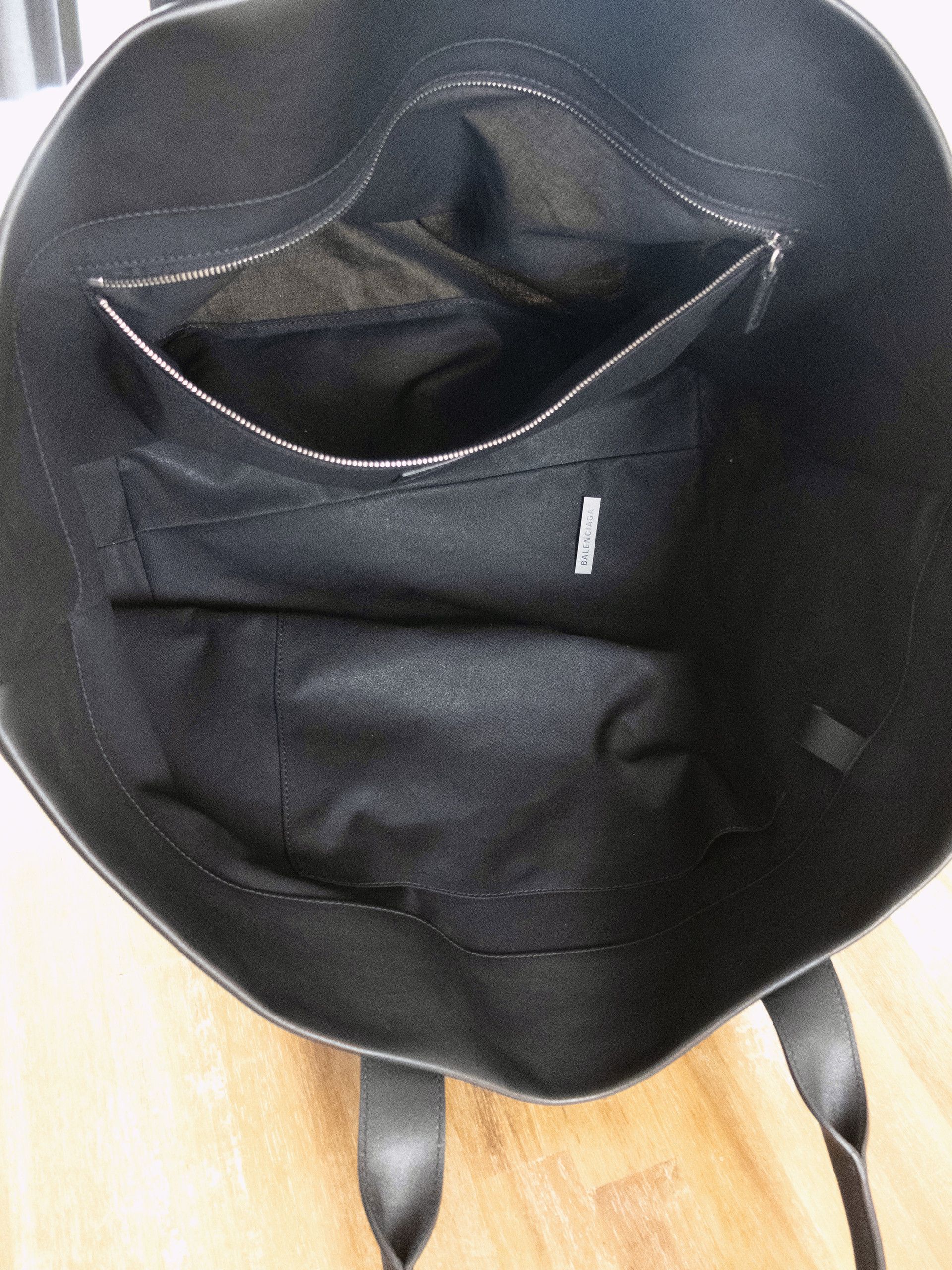 Balenciaga BALENCIAGA Paris Cities canvas cream black tote shopper bag Size ONE SIZE - 11 Thumbnail