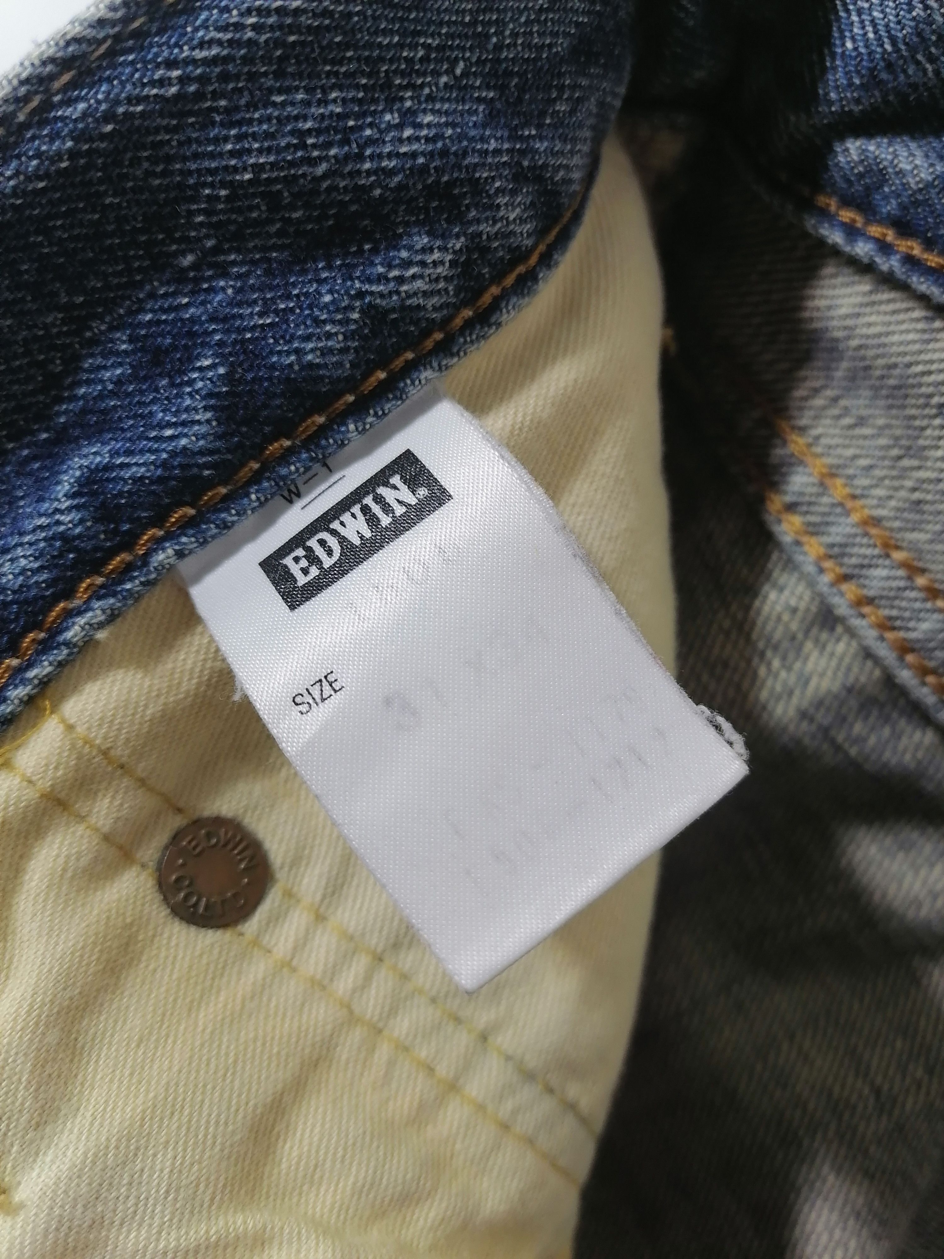 Edwin × Japanese Brand 505 Edwin Denim Jeans Size US 31 - 5 Thumbnail