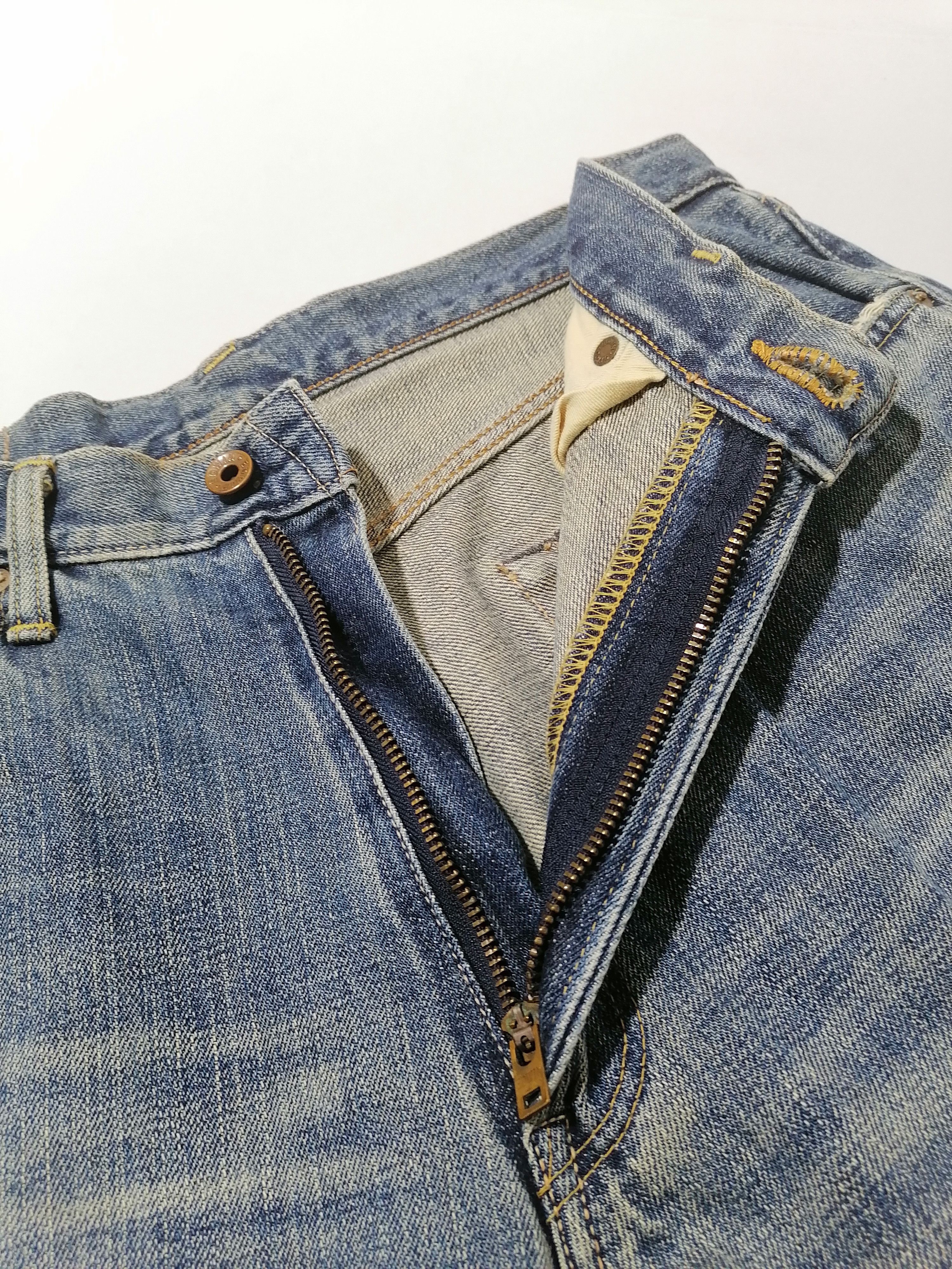 Edwin × Japanese Brand 505 Edwin Denim Jeans Size US 31 - 4 Thumbnail