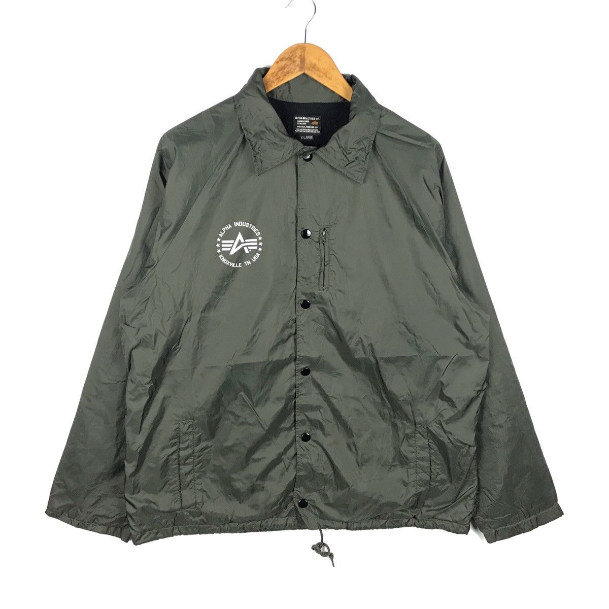 Alpha Industries Vintage Alpha Industries Jacket Military Flight Jacket Size US XL / EU 56 / 4 - 2 Thumbnail