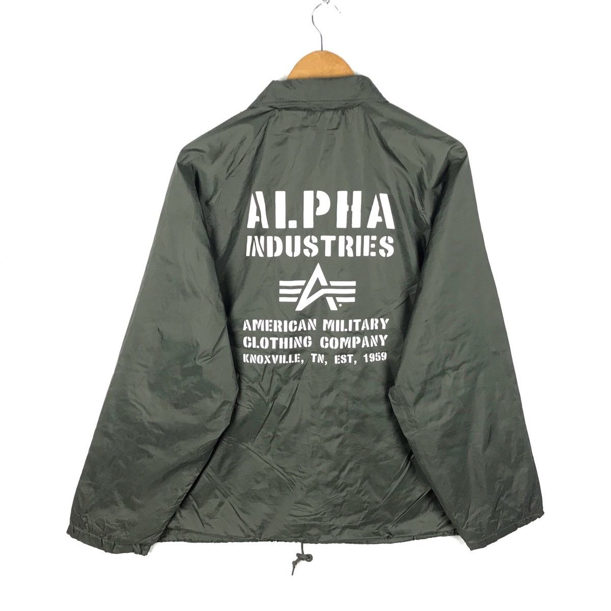 Alpha Industries Vintage Alpha Industries Jacket Military Flight Jacket Size US XL / EU 56 / 4 - 1 Thumbnail