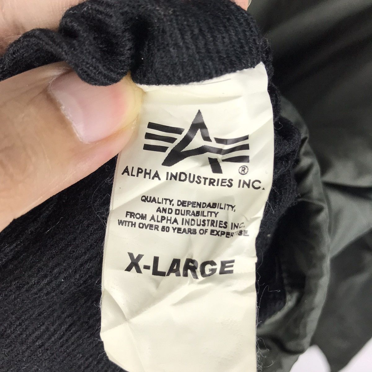 Alpha Industries Vintage Alpha Industries Jacket Military Flight Jacket Size US XL / EU 56 / 4 - 6 Thumbnail