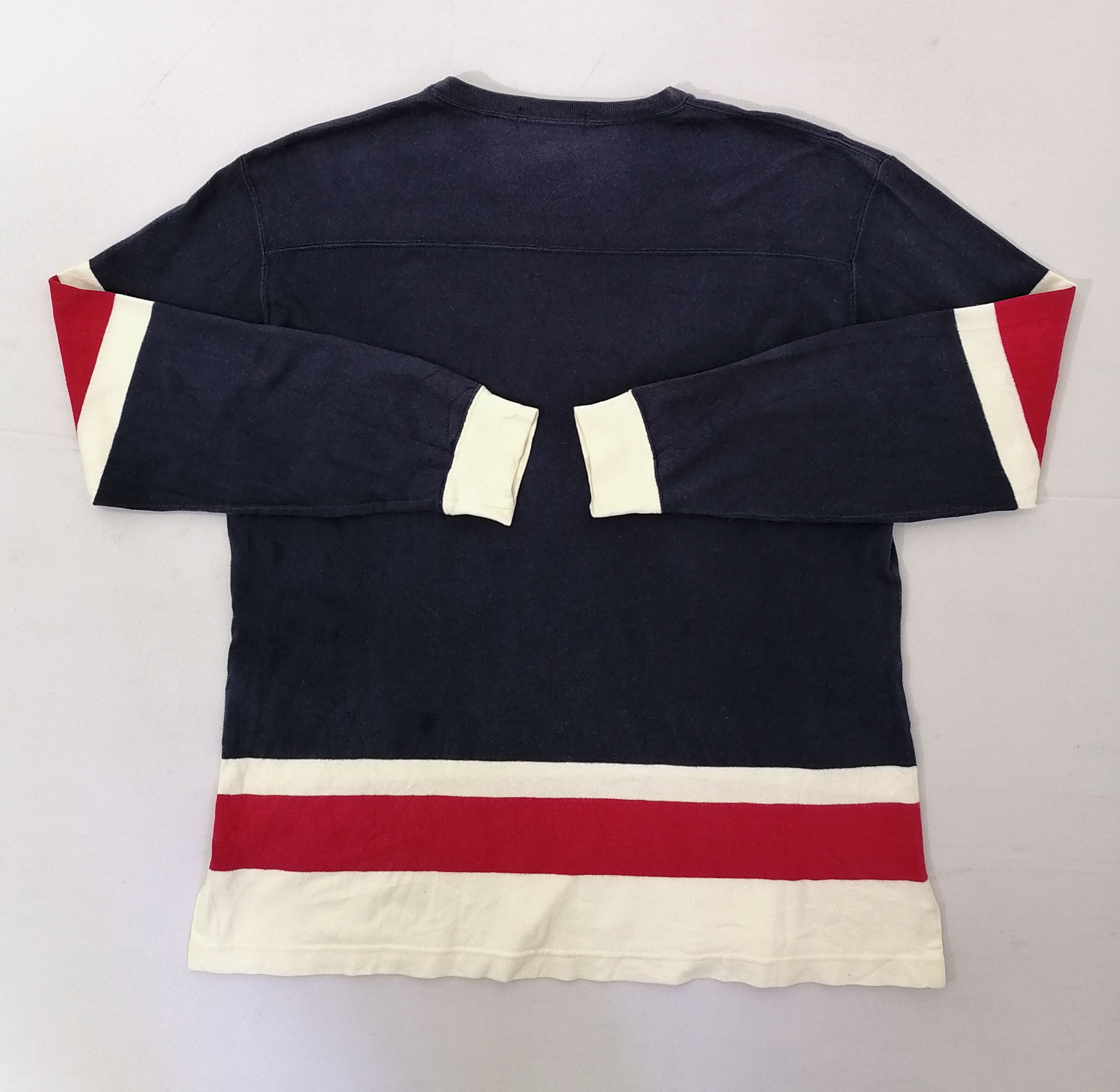 Polo Ralph Lauren Polo Ralph Lauren Embroidered Stripes Tee Size US L / EU 52-54 / 3 - 2 Thumbnail