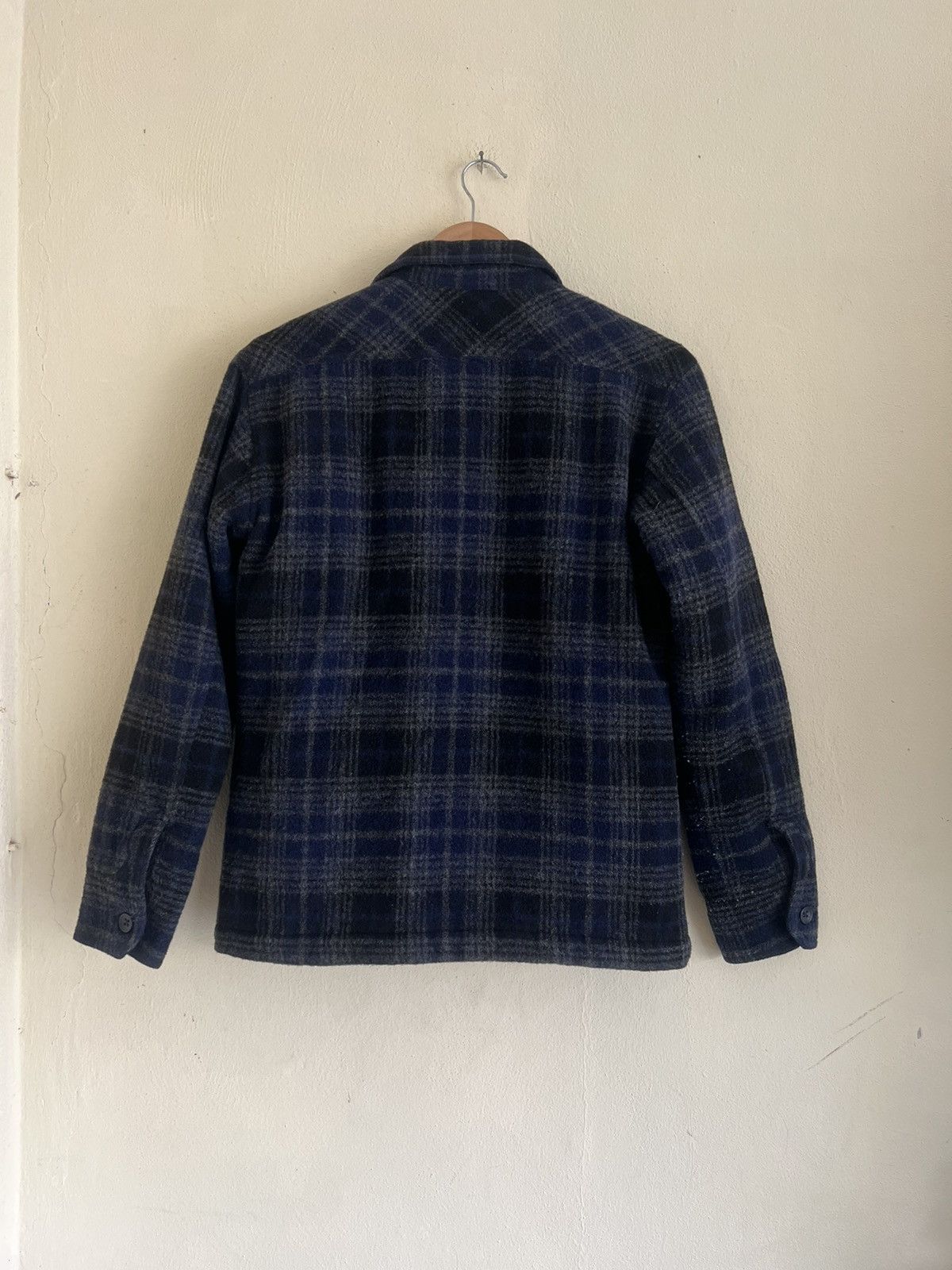 ABAHOUSE × Vintage Vintage Abah Hause wool Flannel Jacket Size US M / EU 48-50 / 2 - 2 Thumbnail