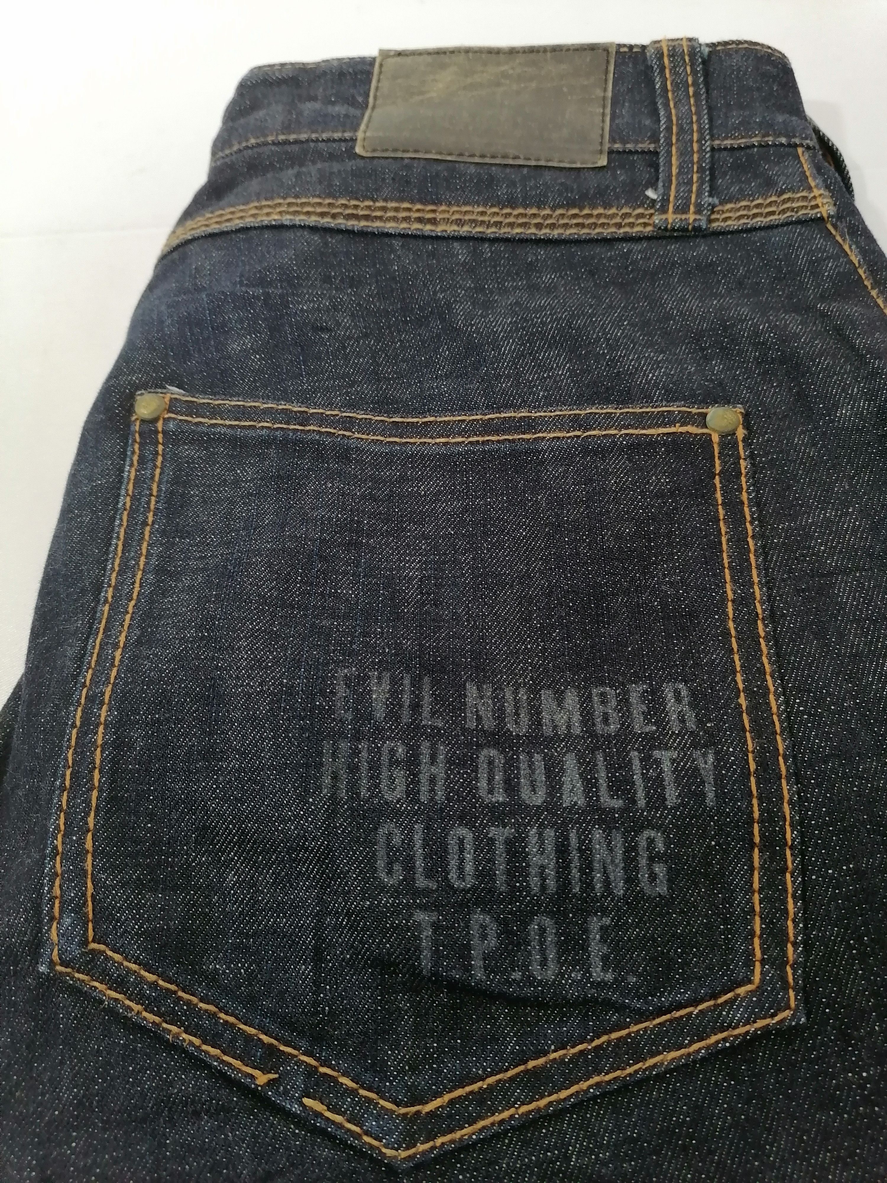 Other Evil Number Quality Design Denim Jeans Size US 34 / EU 50 - 8 Thumbnail