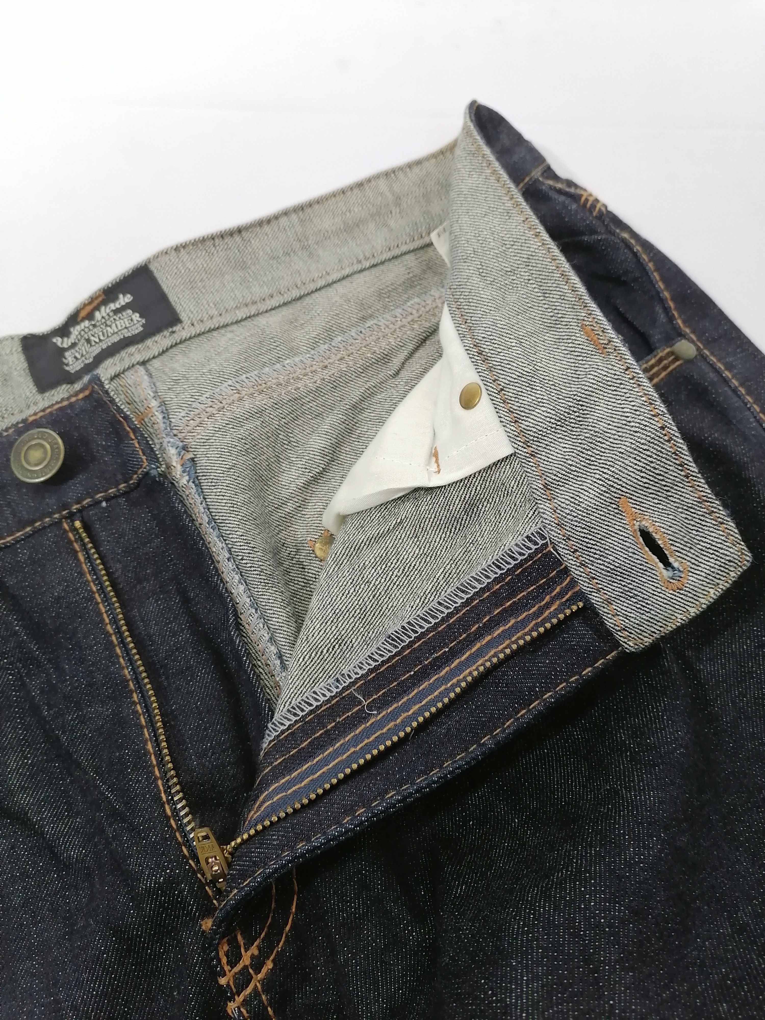 Other Evil Number Quality Design Denim Jeans Size US 34 / EU 50 - 4 Thumbnail