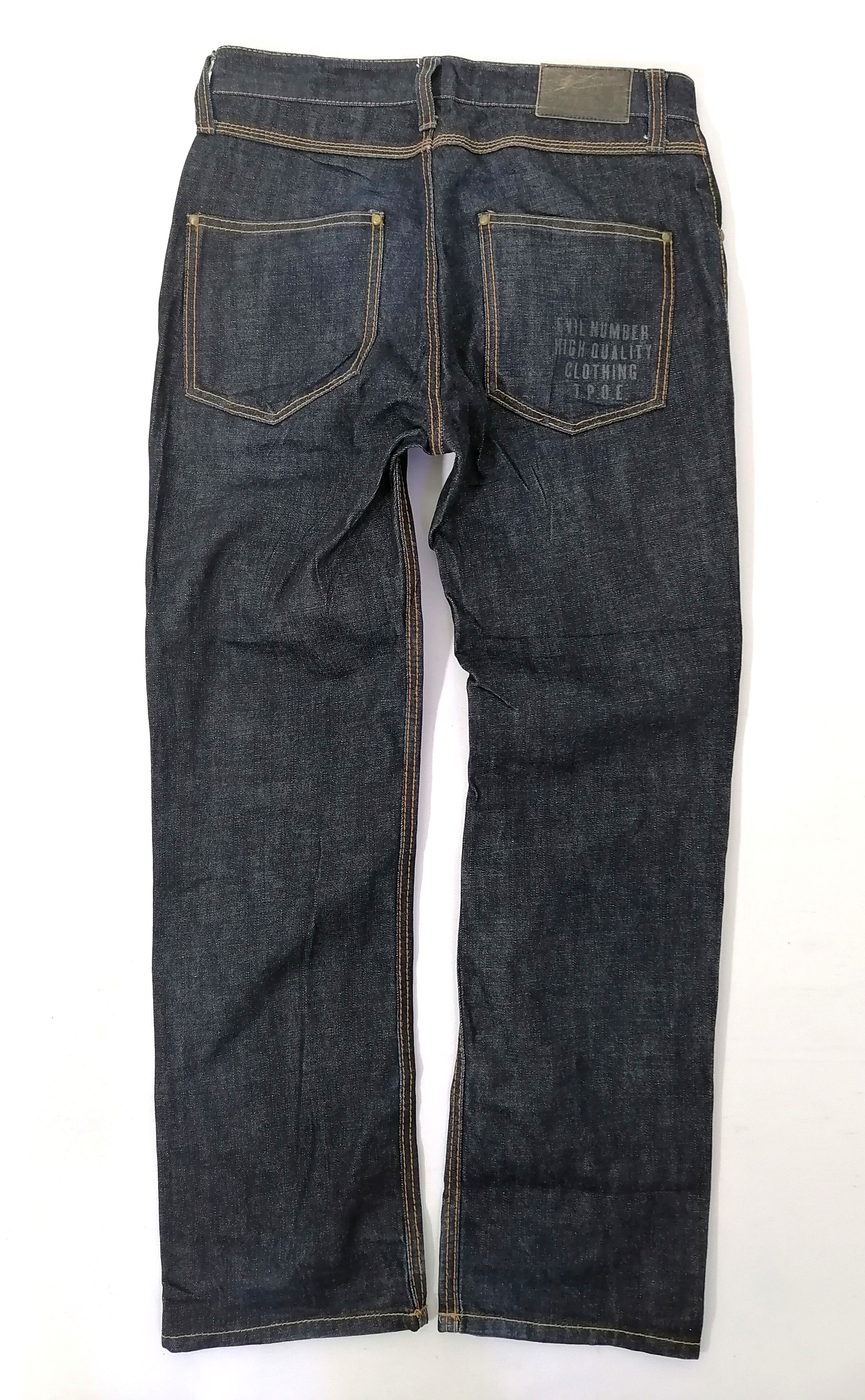 Other Evil Number Quality Design Denim Jeans Size US 34 / EU 50 - 2 Thumbnail