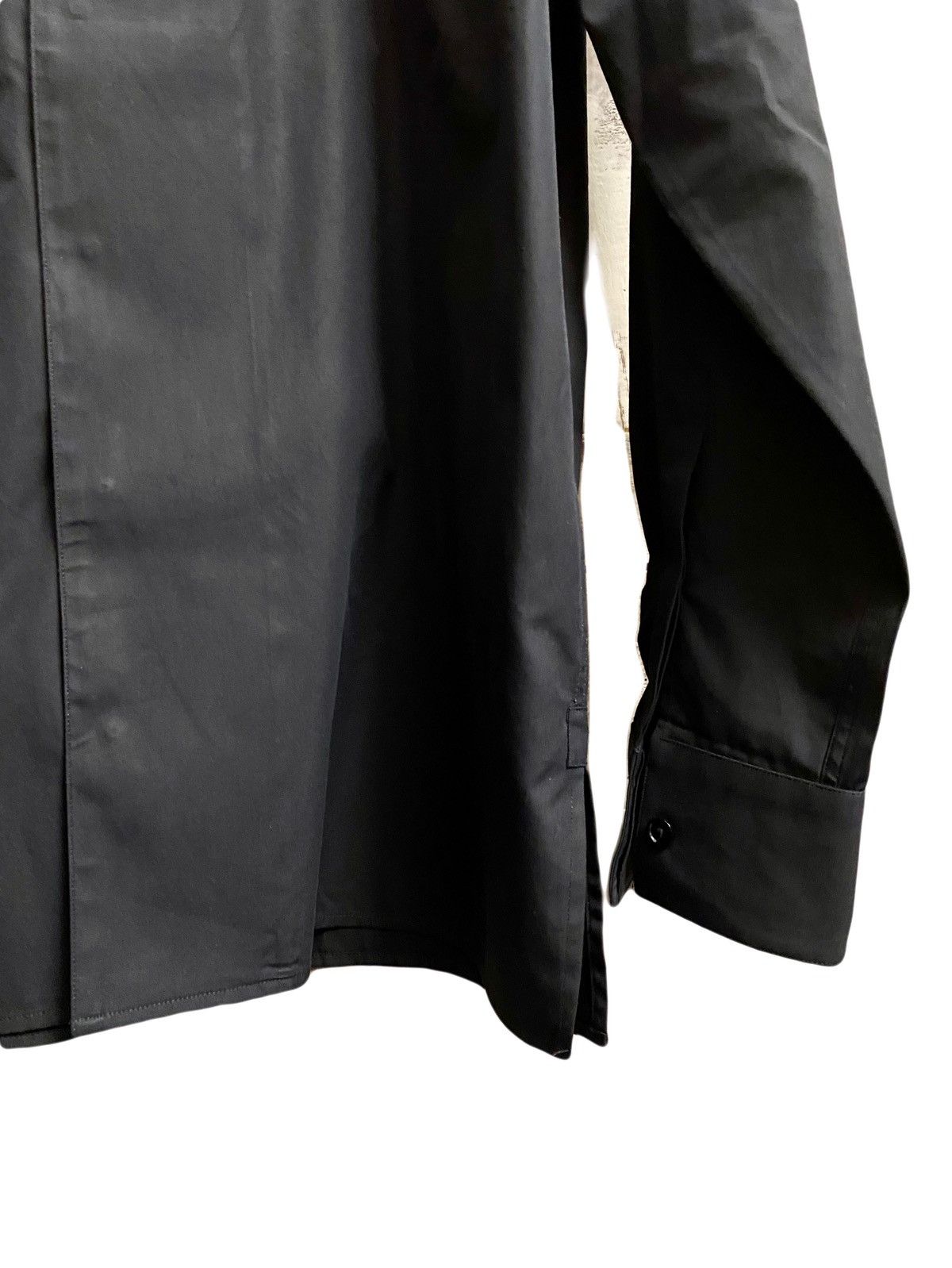 Givenchy MM Williams Givenchy black Zip asymmetrical shirt 39 boxy Size US M / EU 48-50 / 2 - 11 Thumbnail