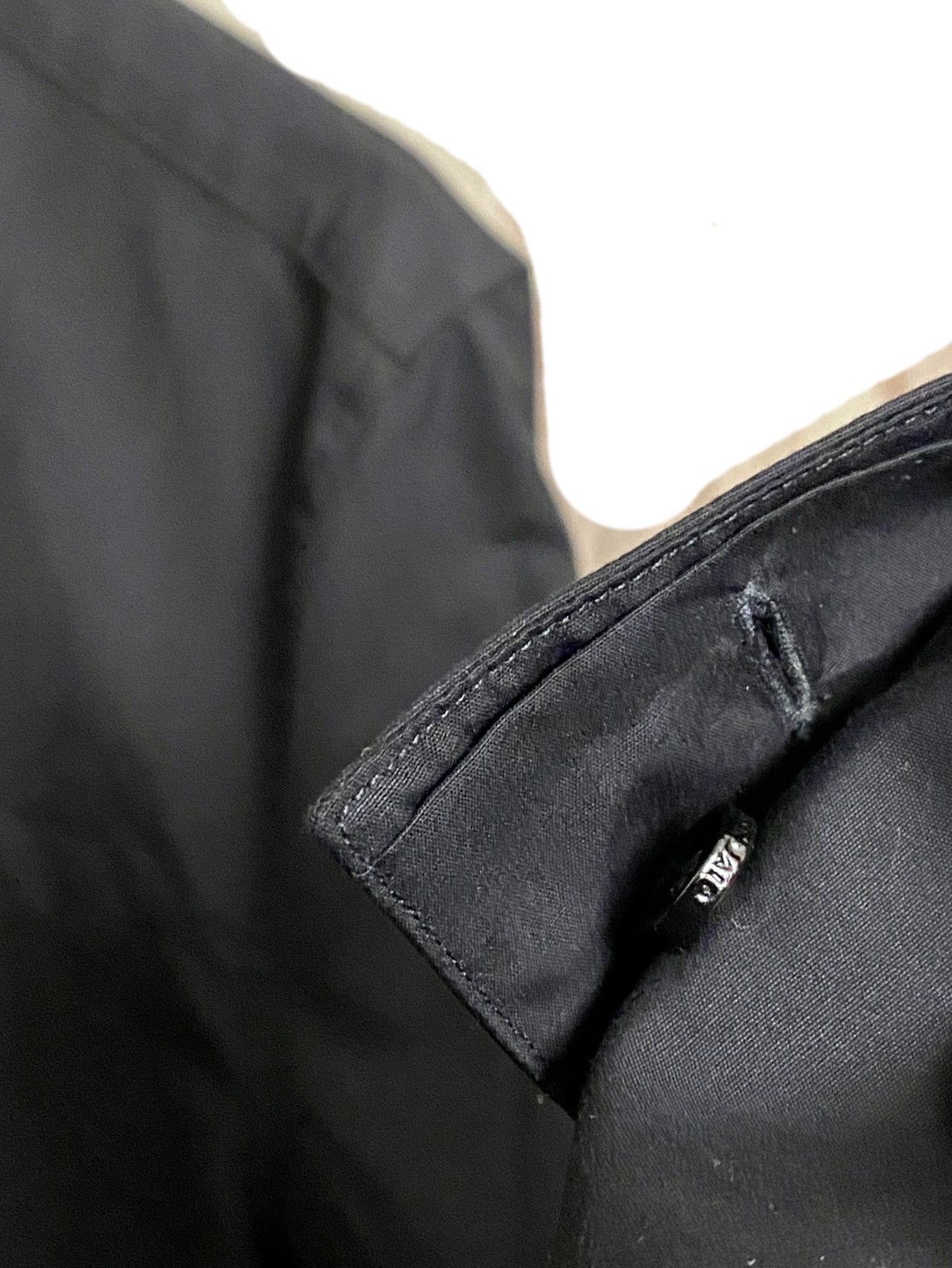 Givenchy MM Williams Givenchy black Zip asymmetrical shirt 39 boxy Size US M / EU 48-50 / 2 - 14 Thumbnail