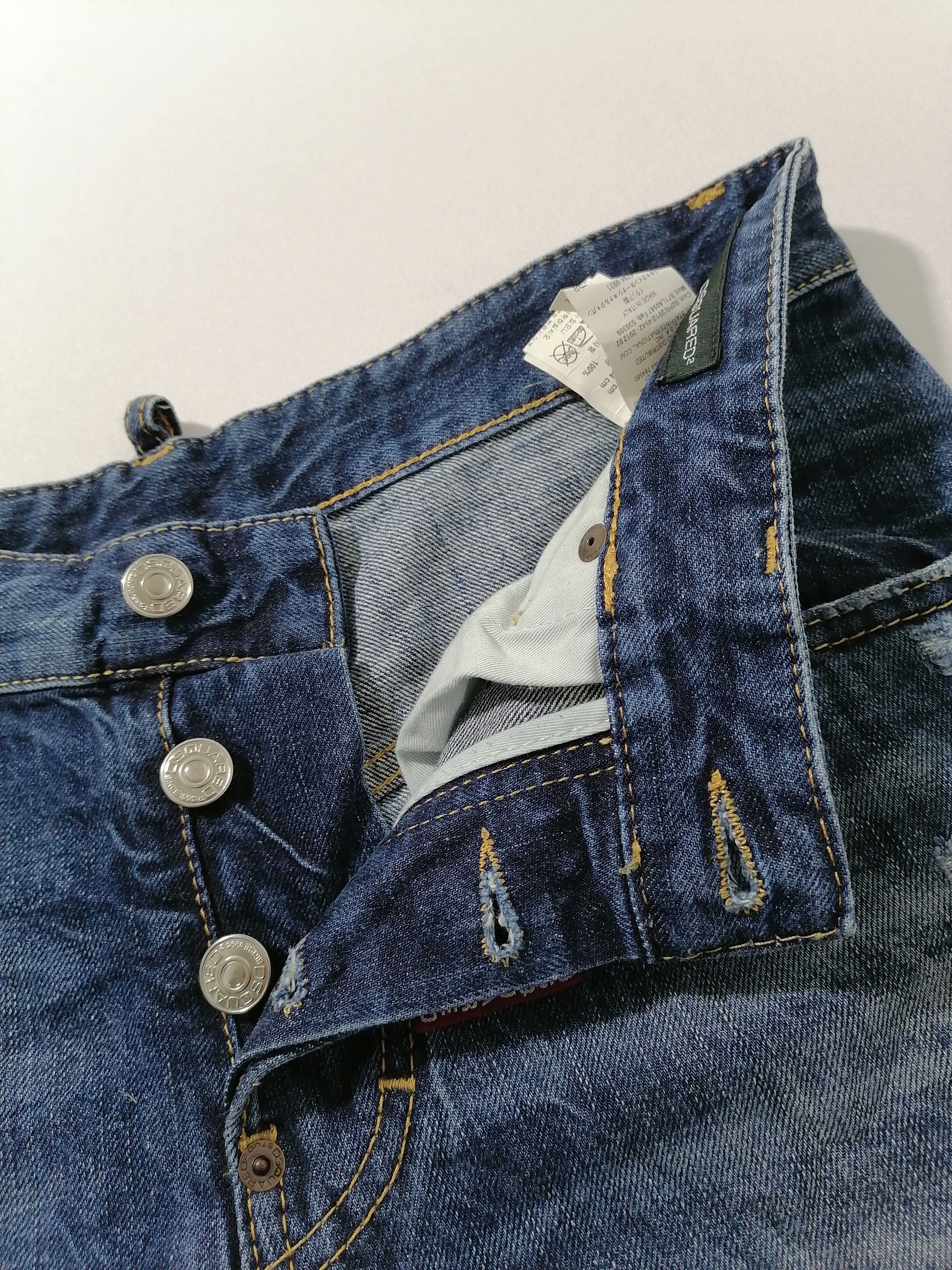 Dsquared2 Dsquared Fly Button Denim Jeans Size US 33 - 5 Thumbnail