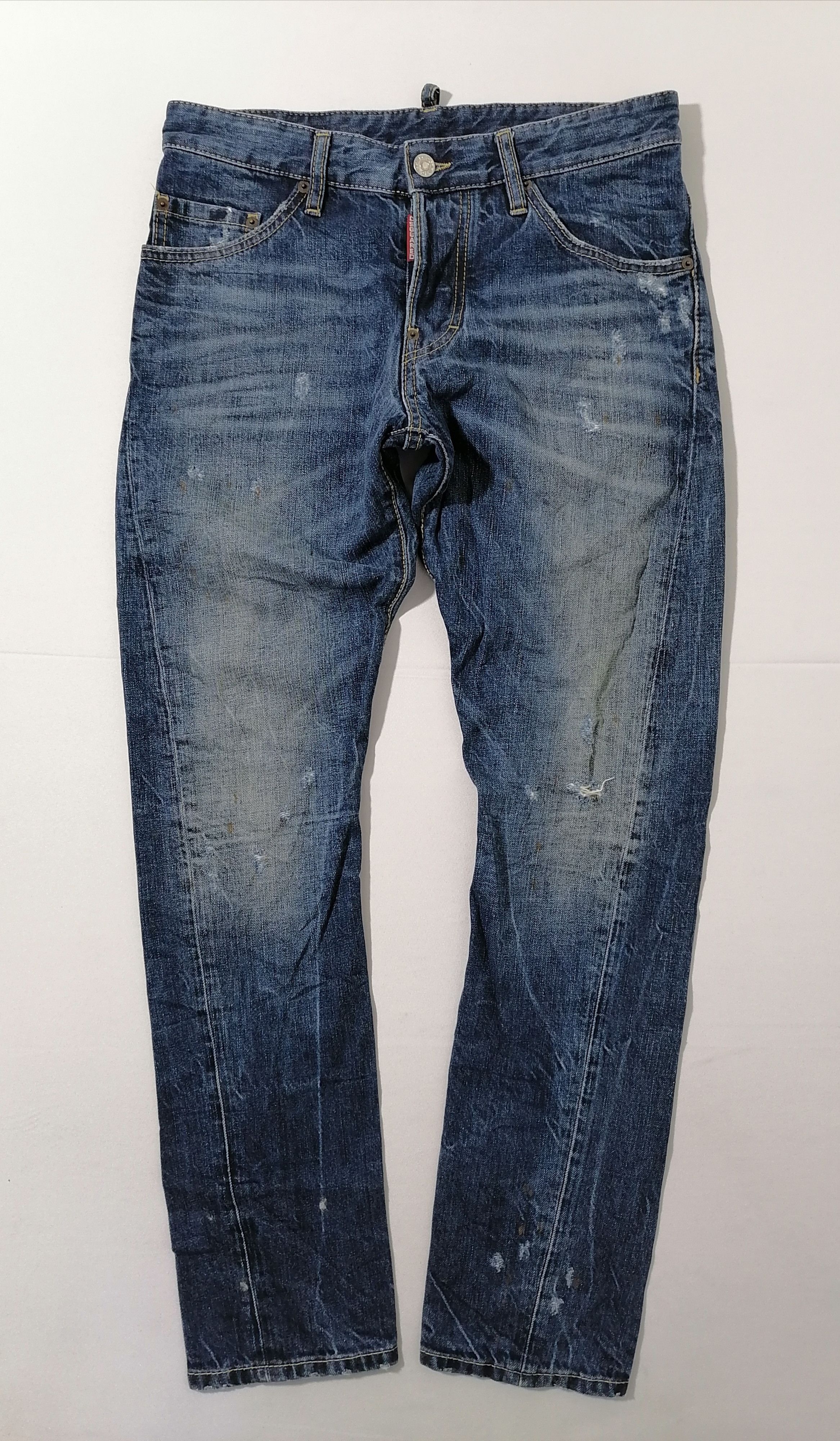 Dsquared2 Dsquared Fly Button Denim Jeans Size US 33 - 1 Thumbnail