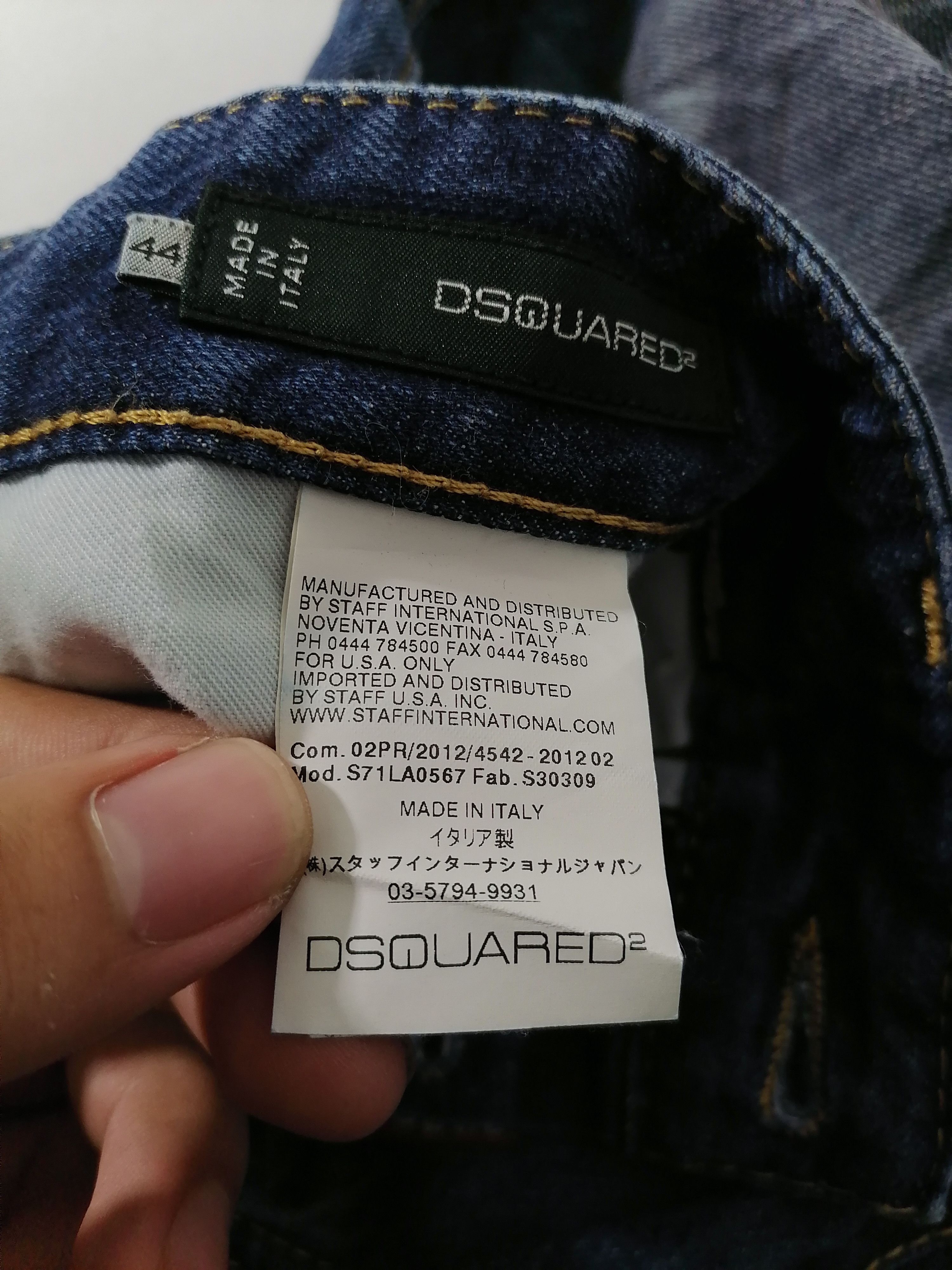 Dsquared2 Dsquared Fly Button Denim Jeans Size US 33 - 6 Thumbnail