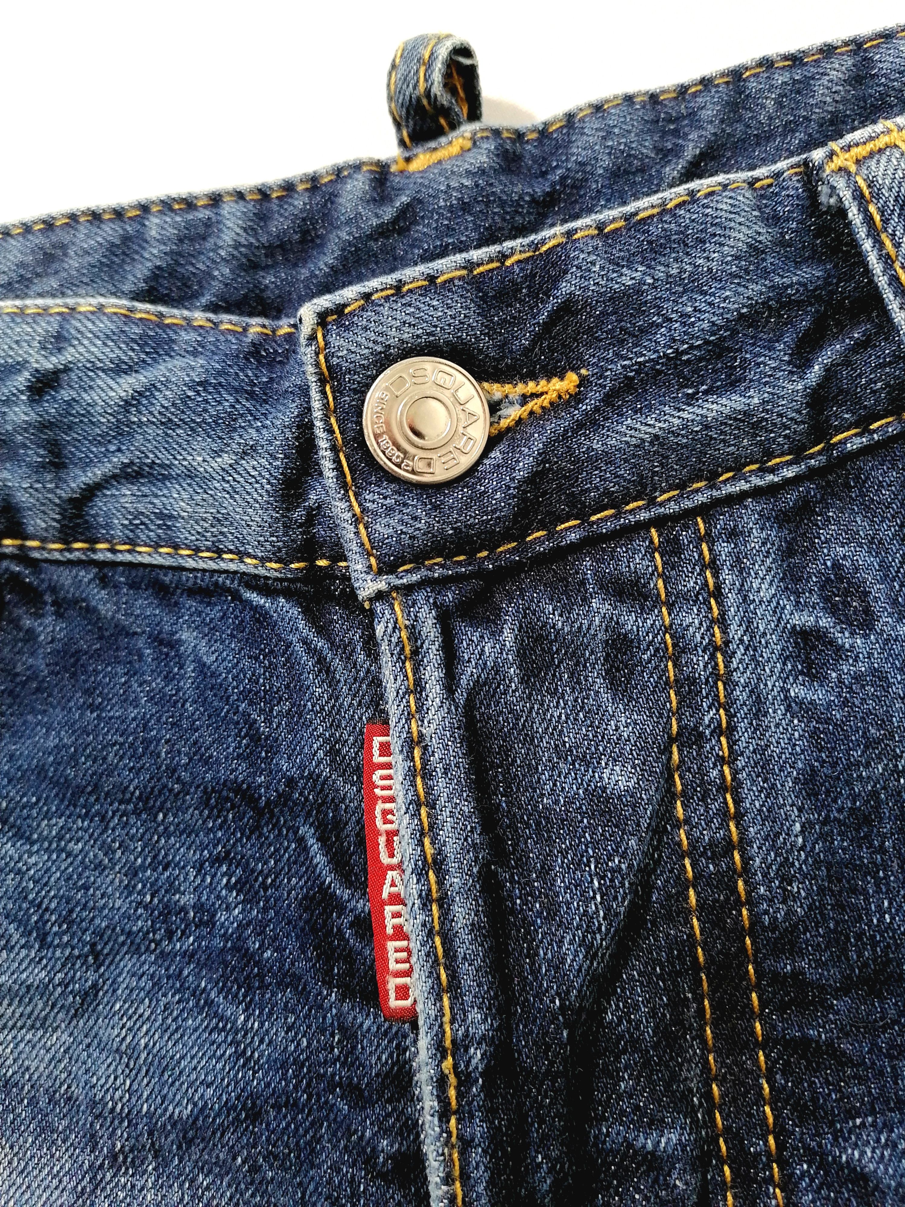Dsquared2 Dsquared Fly Button Denim Jeans Size US 33 - 4 Thumbnail