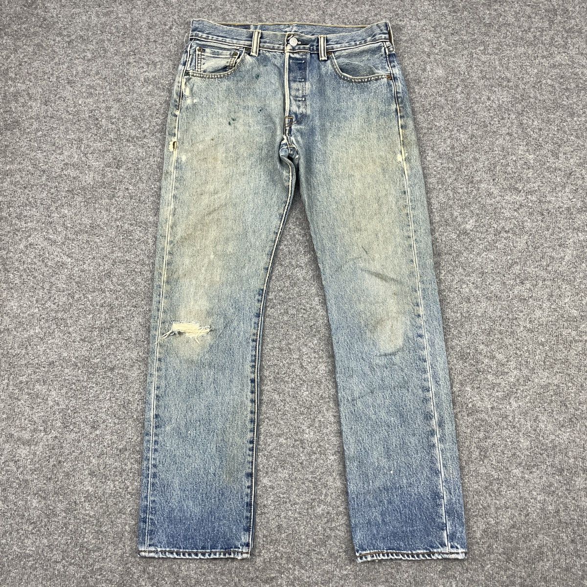 Levi's × Vintage Distressed Vintage Levi's 501 Faded Jeans -wc173 Size US 31 - 1 Thumbnail