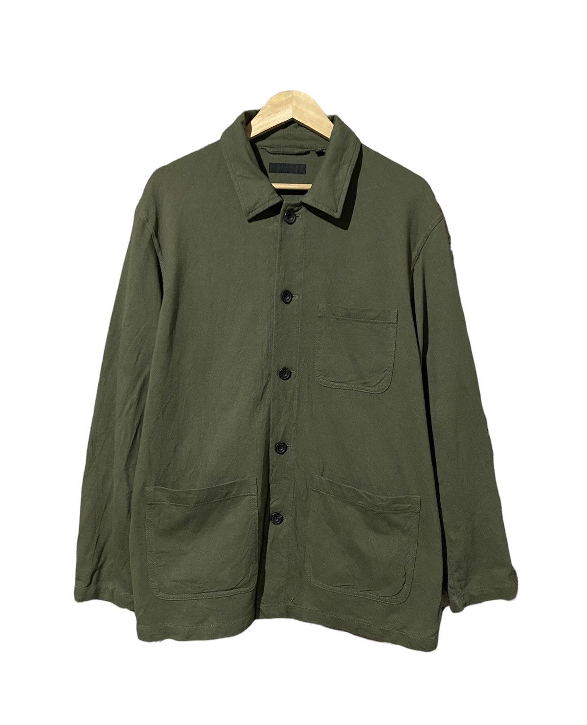 Japanese Brand 🔥SALE🔥UNIQLO CHORE JACKET WORKER STYLE Size US XL / EU 56 / 4 - 1 Thumbnail