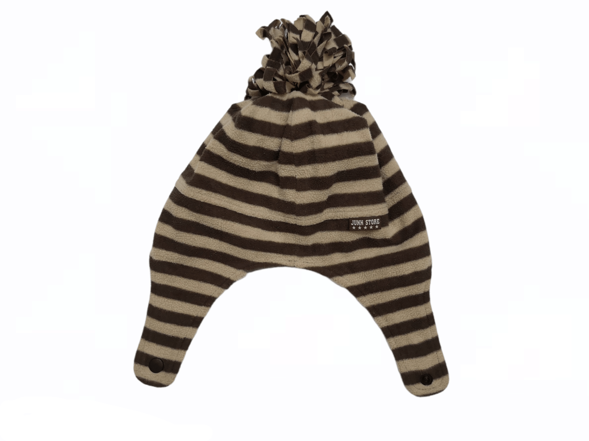 Japanese Brand VINTAGE JUNK STORE STRIPES EARMUFFS ALT BEANIE Size ONE SIZE - 4 Thumbnail