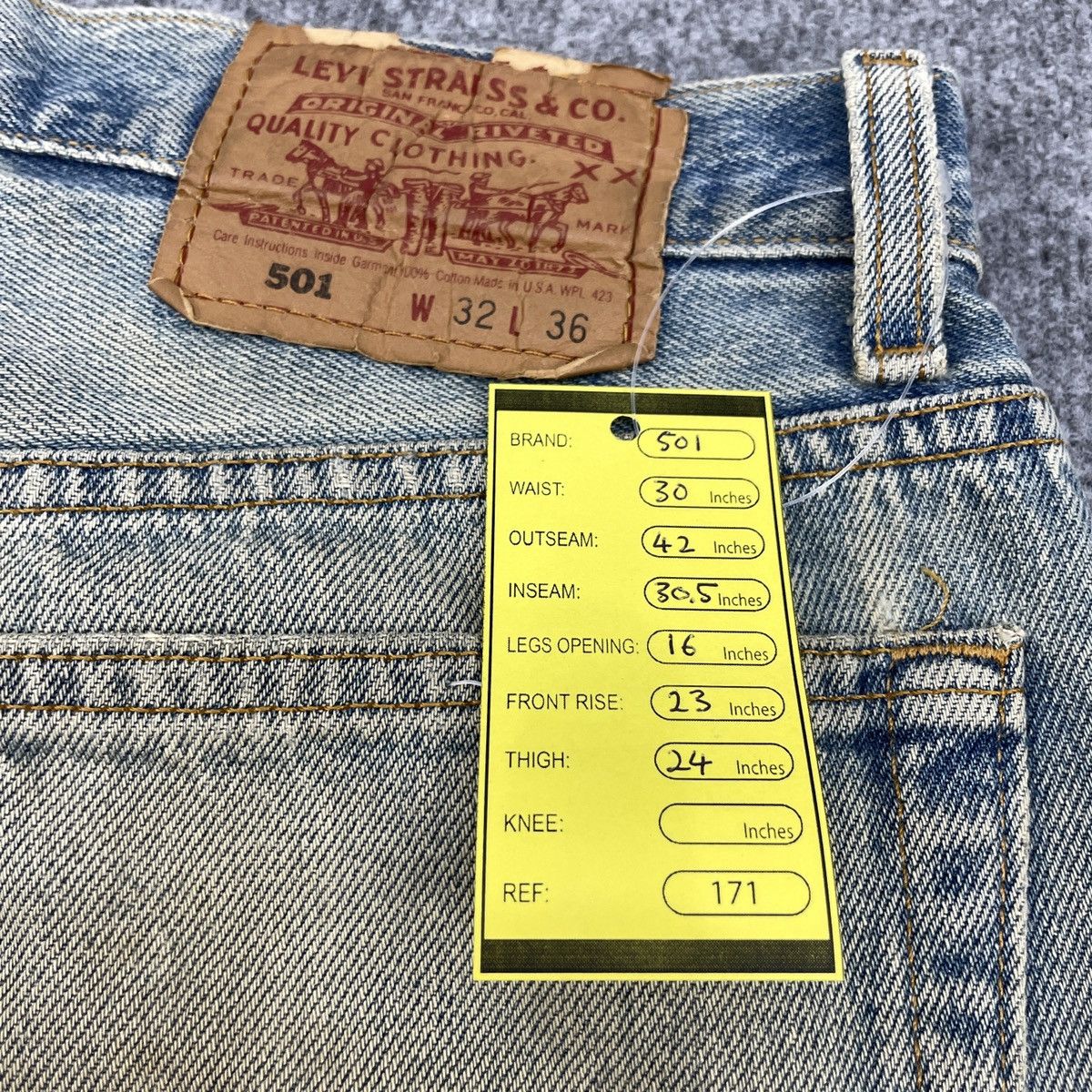 Levi's × Vintage Distressed Levi's 501 Faded Jeans -wc171 Size US 30 / EU 46 - 13 Thumbnail
