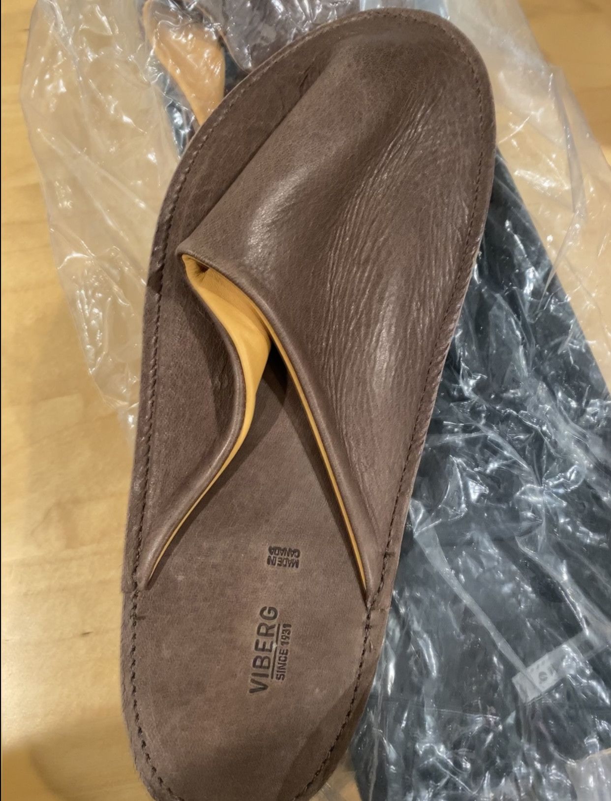 Viberg BNIB GLACÉ DEER CLOSED TOE SLIDES Size US 6 / EU 39 - 4 Thumbnail