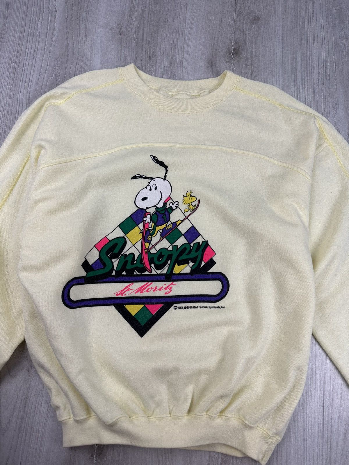 Cartoon Network Vintage 60s Peanuts Snoopy Sweatshirt 1958,1965 Size US M / EU 48-50 / 2 - 2 Thumbnail