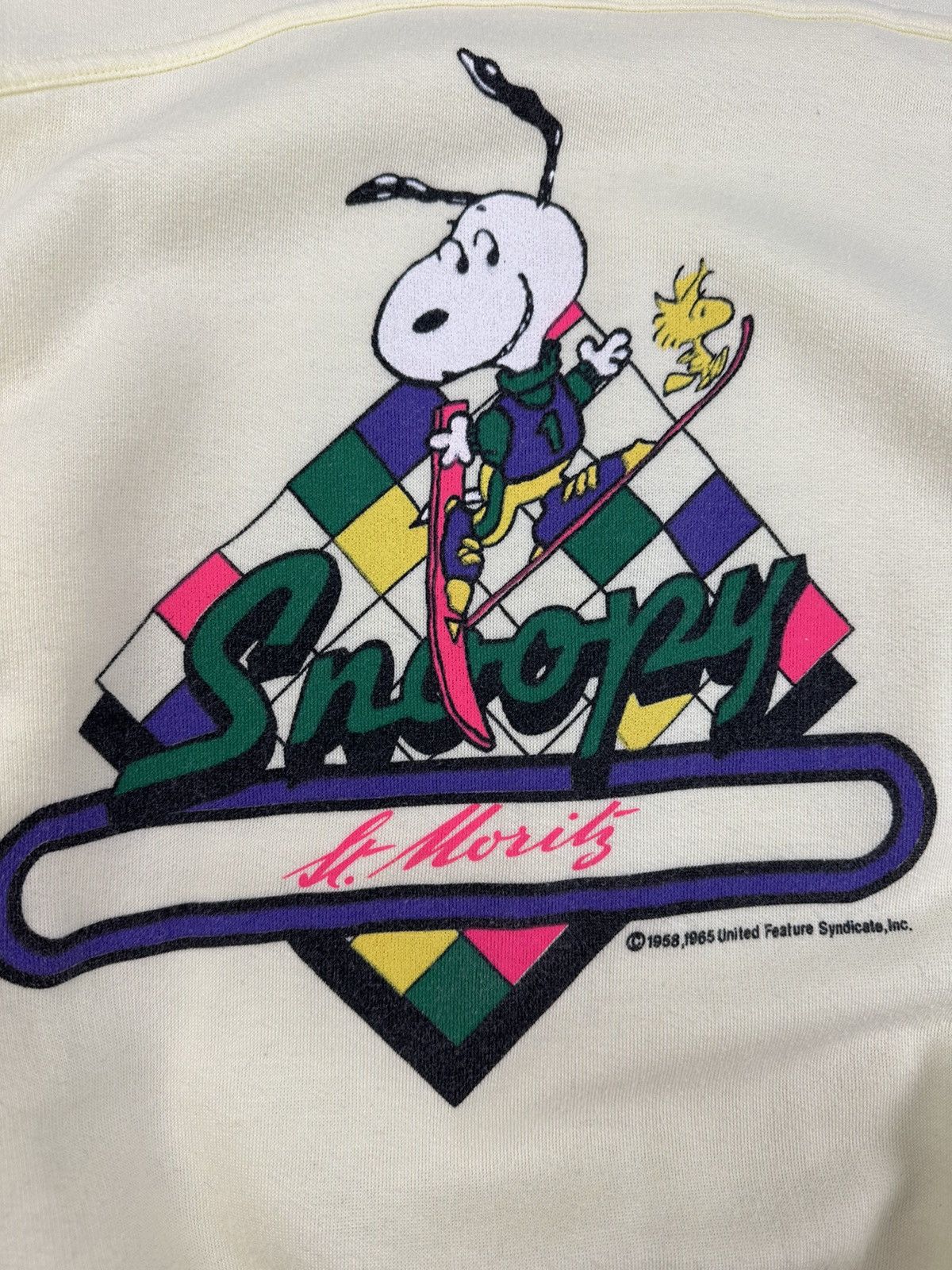Cartoon Network Vintage 60s Peanuts Snoopy Sweatshirt 1958,1965 Size US M / EU 48-50 / 2 - 3 Thumbnail