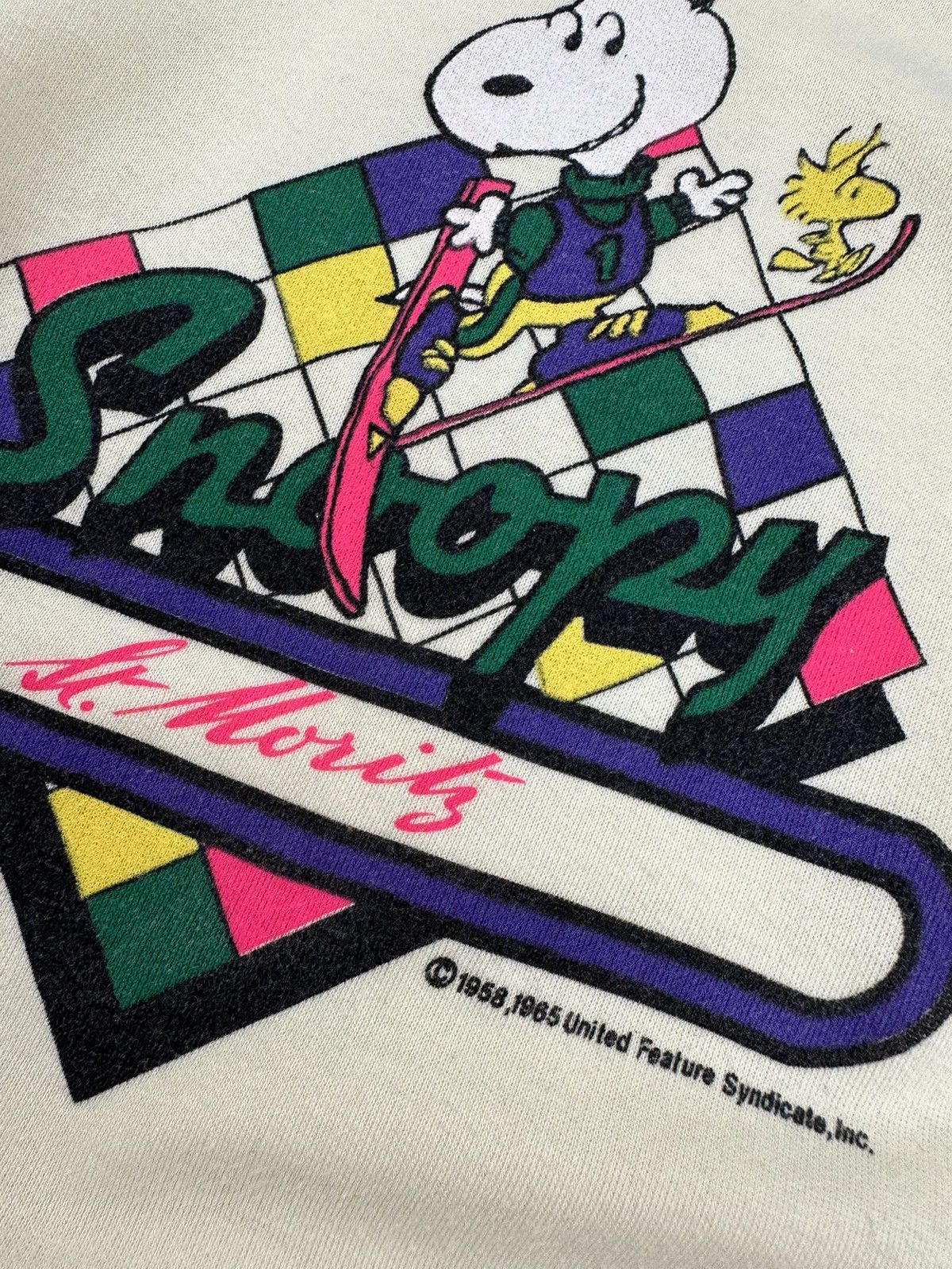 Cartoon Network Vintage 60s Peanuts Snoopy Sweatshirt 1958,1965 Size US M / EU 48-50 / 2 - 4 Thumbnail