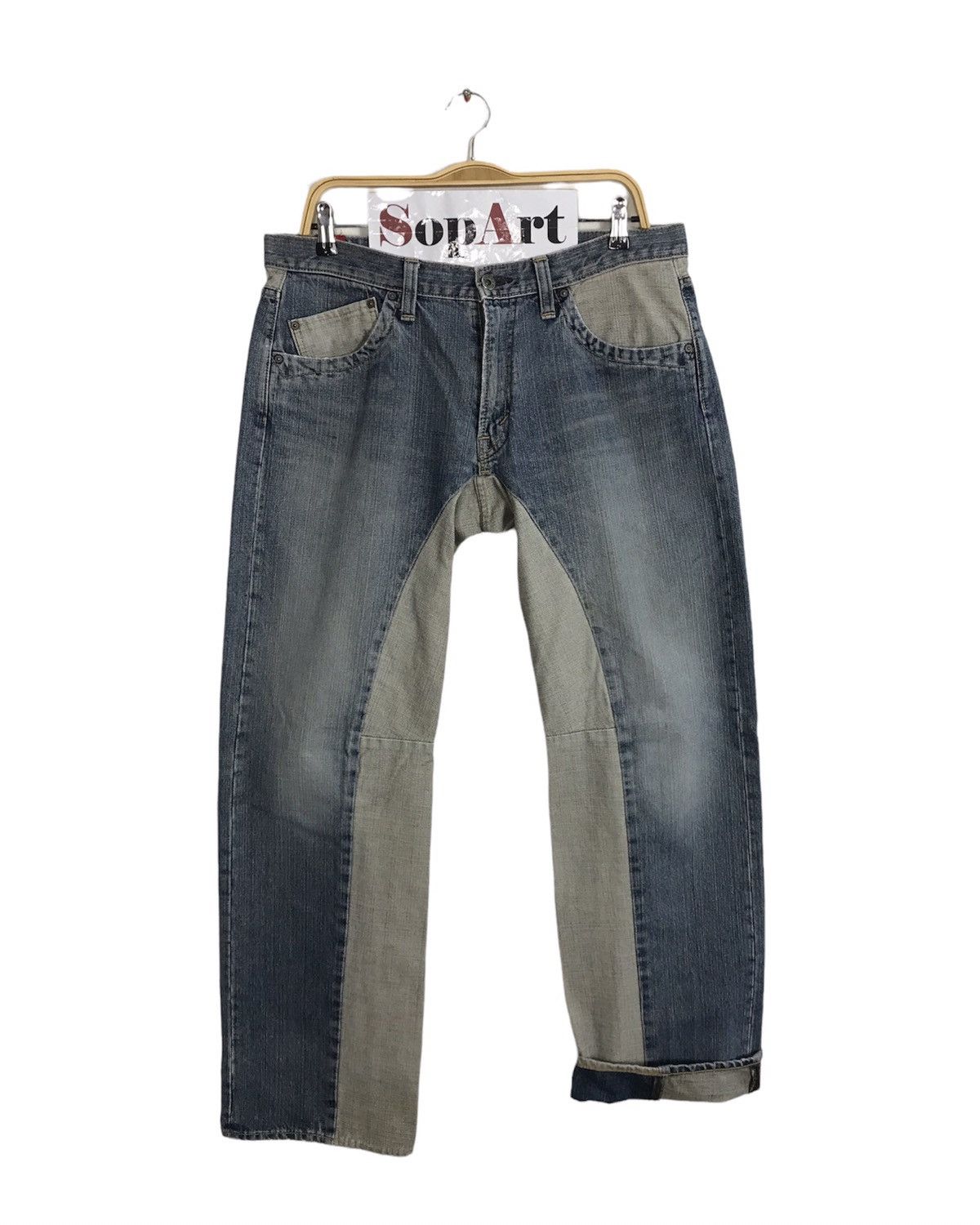 Japanese Brand Blue Way Modern Vintage Custom Design Size US 35 - 1 Thumbnail
