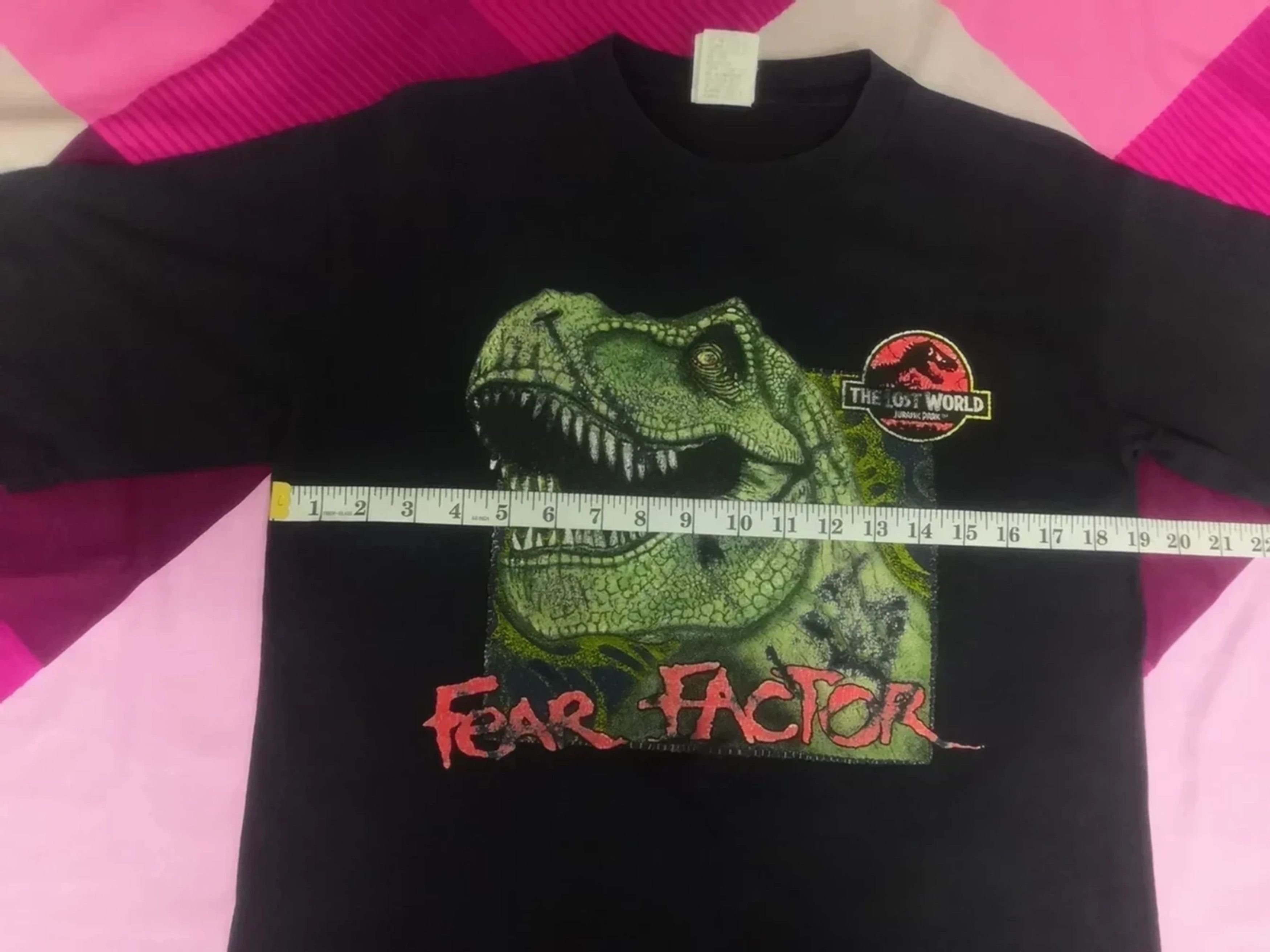 Other Vintage Movie Jurassic park 90s T shirt Fear Factor Size US M / EU 48-50 / 2 - 5 Thumbnail