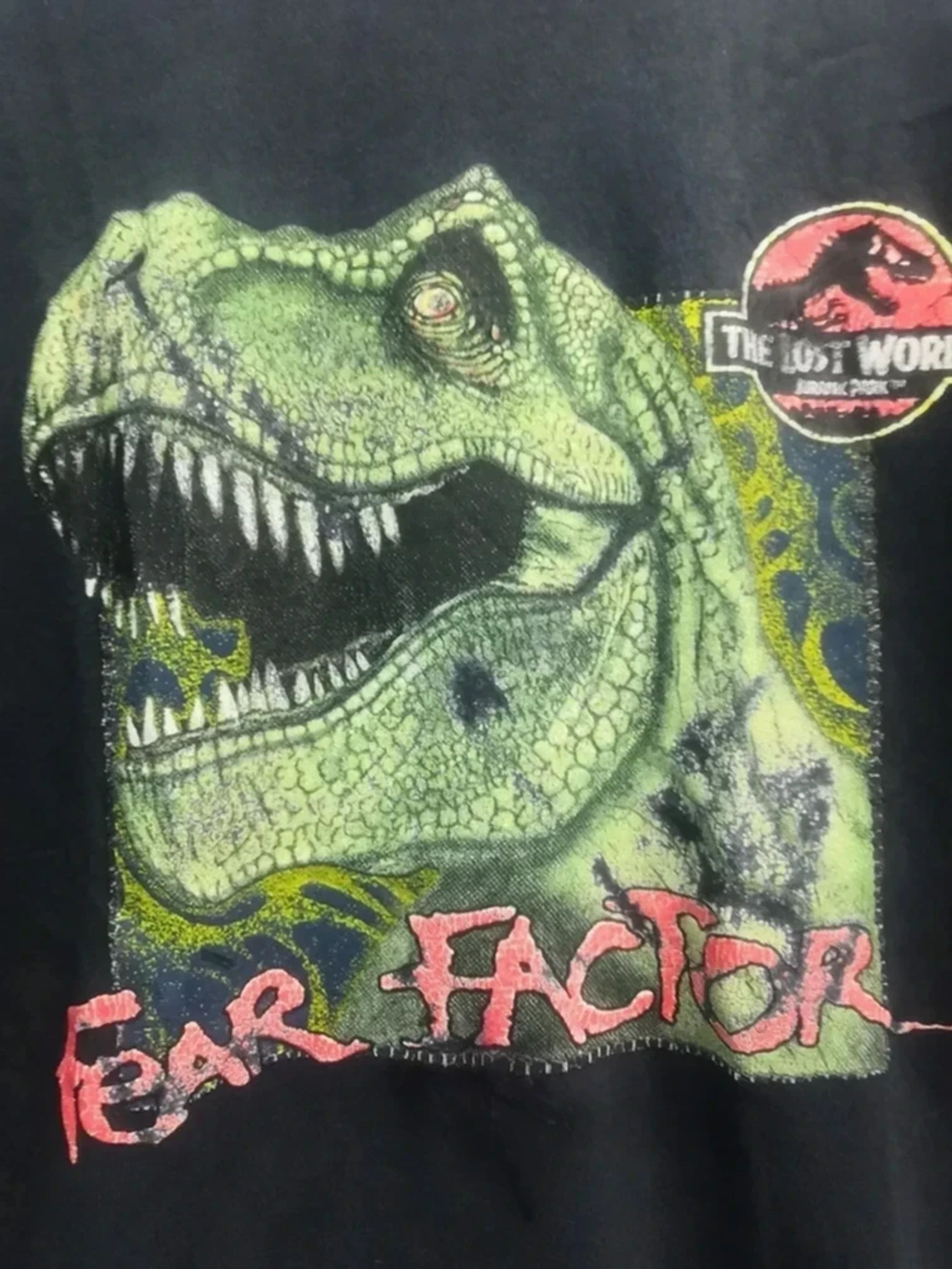 Other Vintage Movie Jurassic park 90s T shirt Fear Factor Size US M / EU 48-50 / 2 - 2 Thumbnail