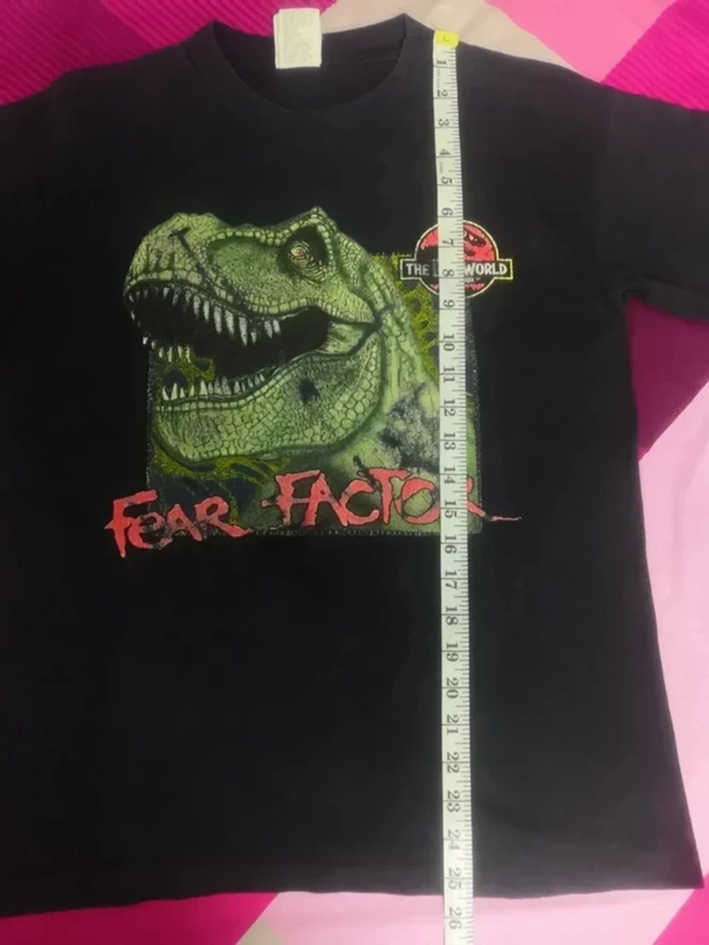 Other Vintage Movie Jurassic park 90s T shirt Fear Factor Size US M / EU 48-50 / 2 - 6 Thumbnail