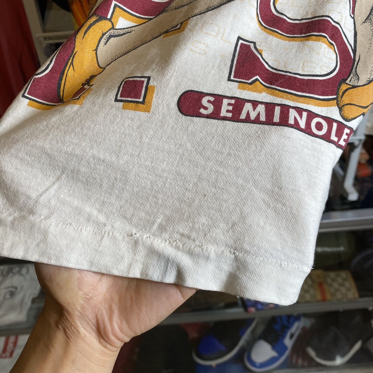 NCAA × Vintage VTG RARE‼️Florida Gators F.S.Seminoles Miami Hurricanes Tee Size US XL / EU 56 / 4 - 17 Thumbnail