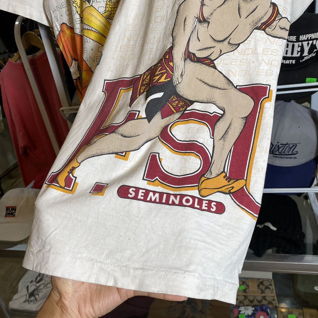 NCAA × Vintage VTG RARE‼️Florida Gators F.S.Seminoles Miami Hurricanes Tee Size US XL / EU 56 / 4 - 14 Thumbnail