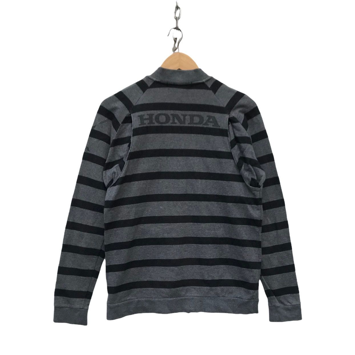 Honda Shinichiro Arakawa X Honda Japan Stripes Zipper Sweater Size US S / EU 44-46 / 1 - 4 Thumbnail