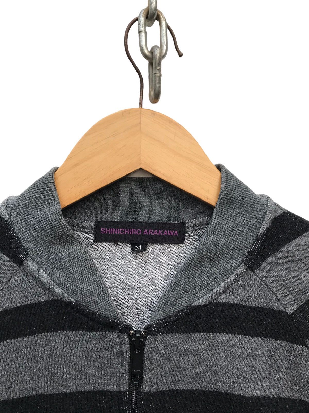 Honda Shinichiro Arakawa X Honda Japan Stripes Zipper Sweater Size US S / EU 44-46 / 1 - 2 Thumbnail