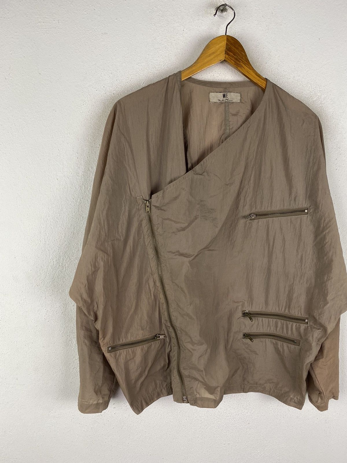 Designer × Japanese Brand 🔥SALE🔥W.E MADE IN JAPAN ASYMMETRIC JACKET Size US L / EU 52-54 / 3 - 4 Thumbnail