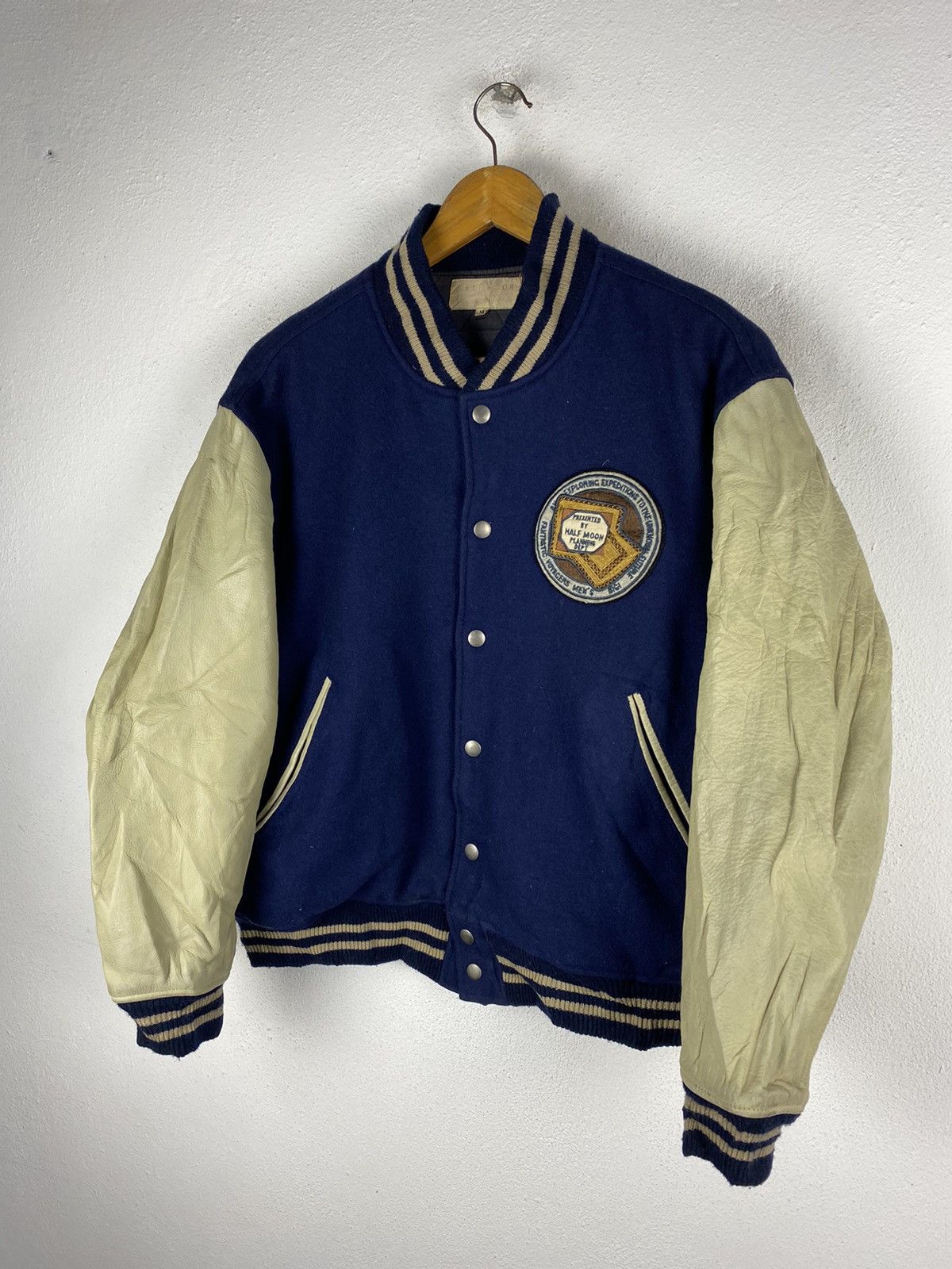 Takeo Kikuchi TAKEO KIKUCHI VARSITY JACKET LEATHER SLEEVE Size US M / EU 48-50 / 2 - 5 Thumbnail