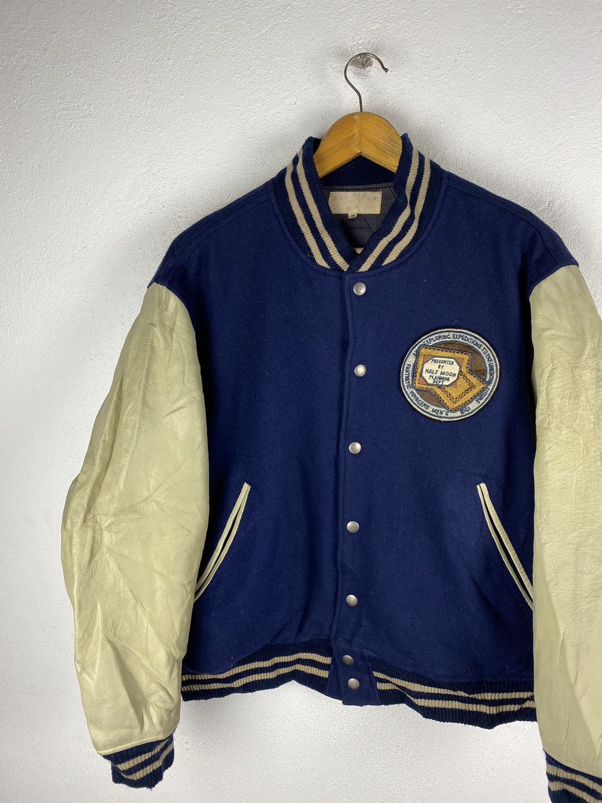 Takeo Kikuchi TAKEO KIKUCHI VARSITY JACKET LEATHER SLEEVE Size US M / EU 48-50 / 2 - 7 Thumbnail