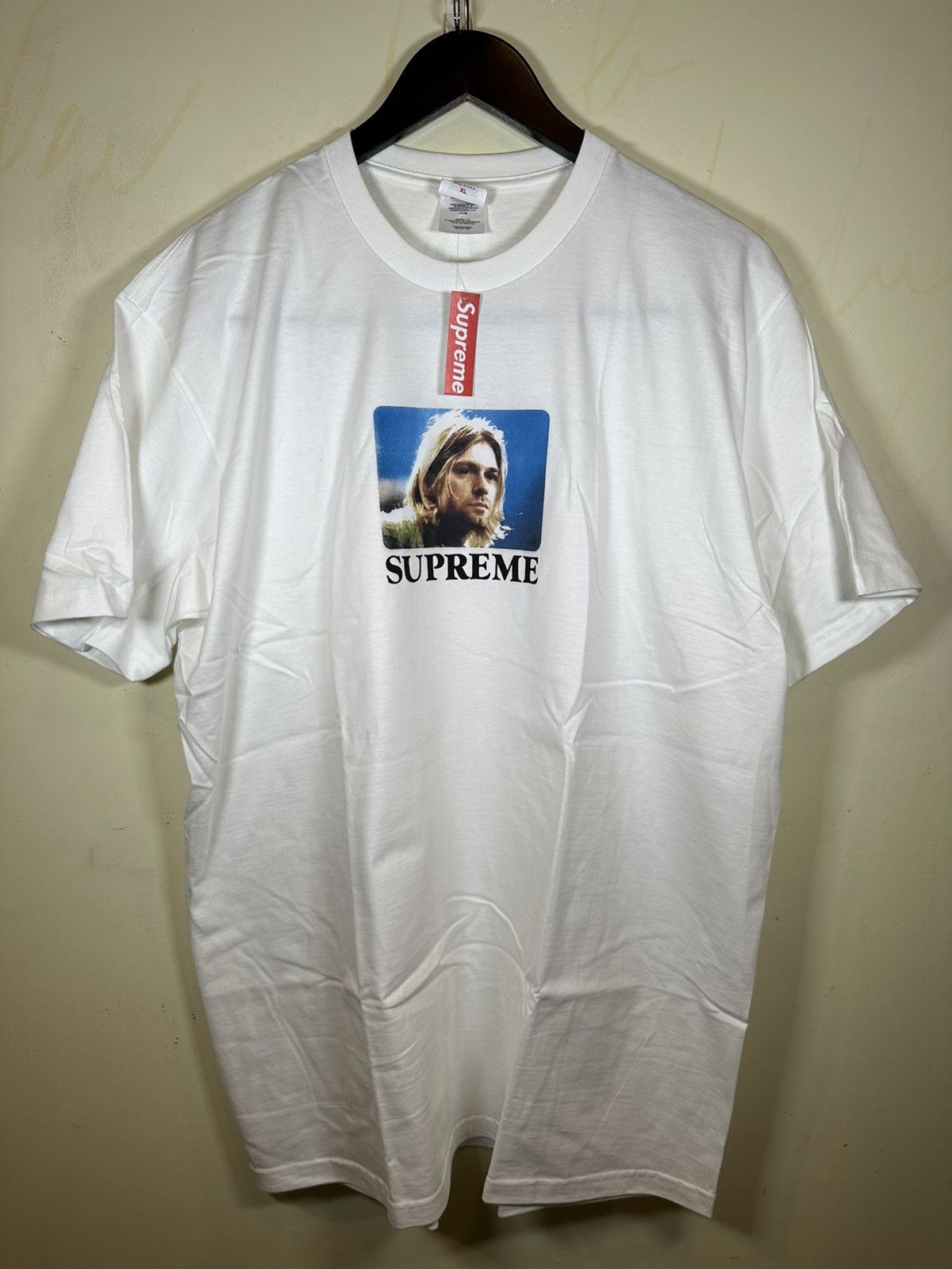 image of Supreme Kurt Cobain Tee in White, Men's (Size XL)